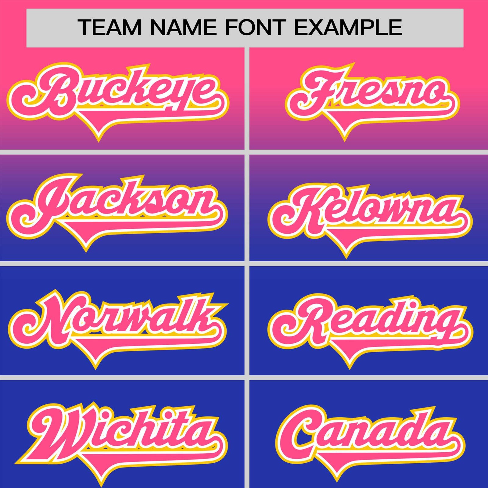 Custom Royal Blue Pink Gradient Fashion Design Authentic Baseball Jersey