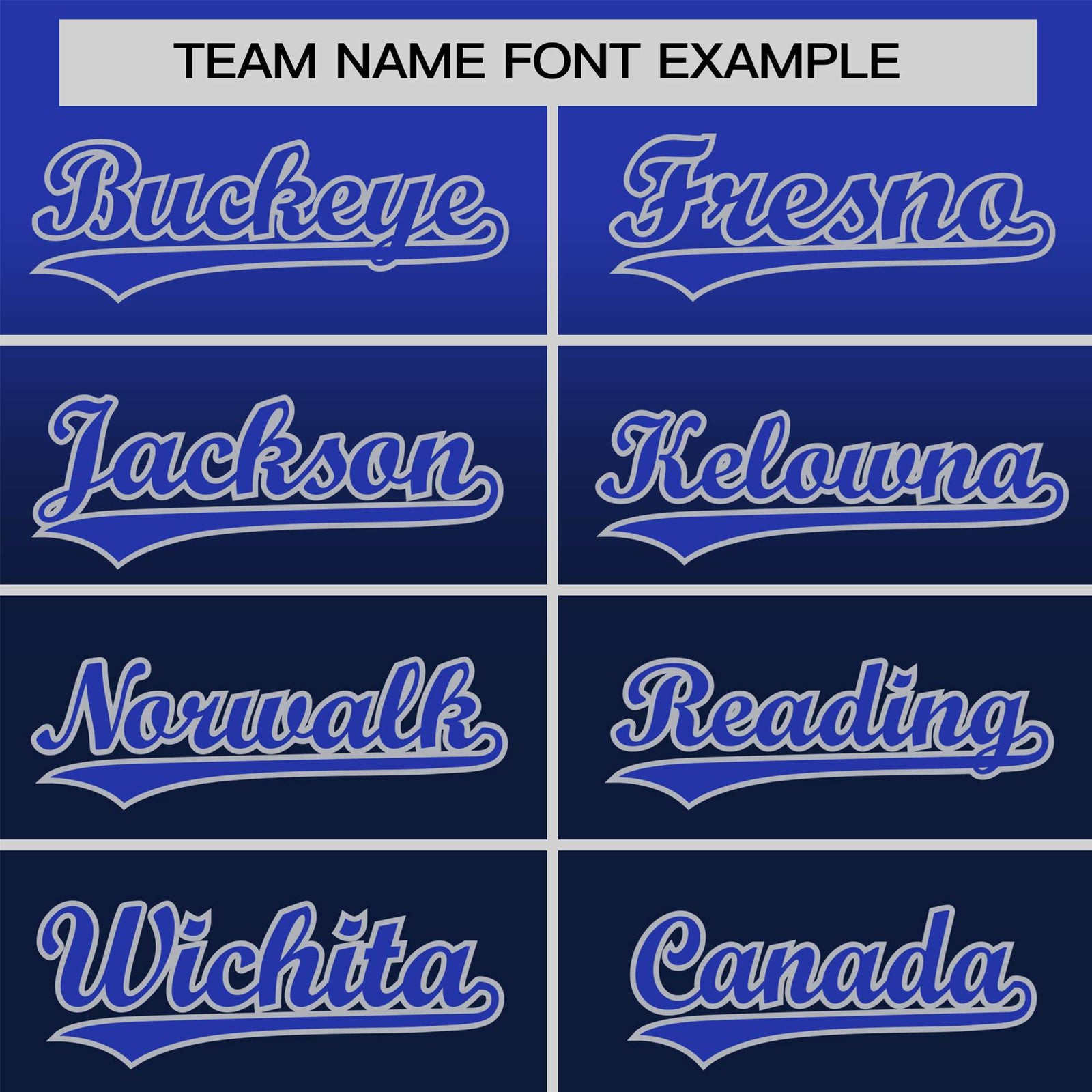 Custom Navy Royal Blue Gradient Fashion Design Authentic Baseball Jersey