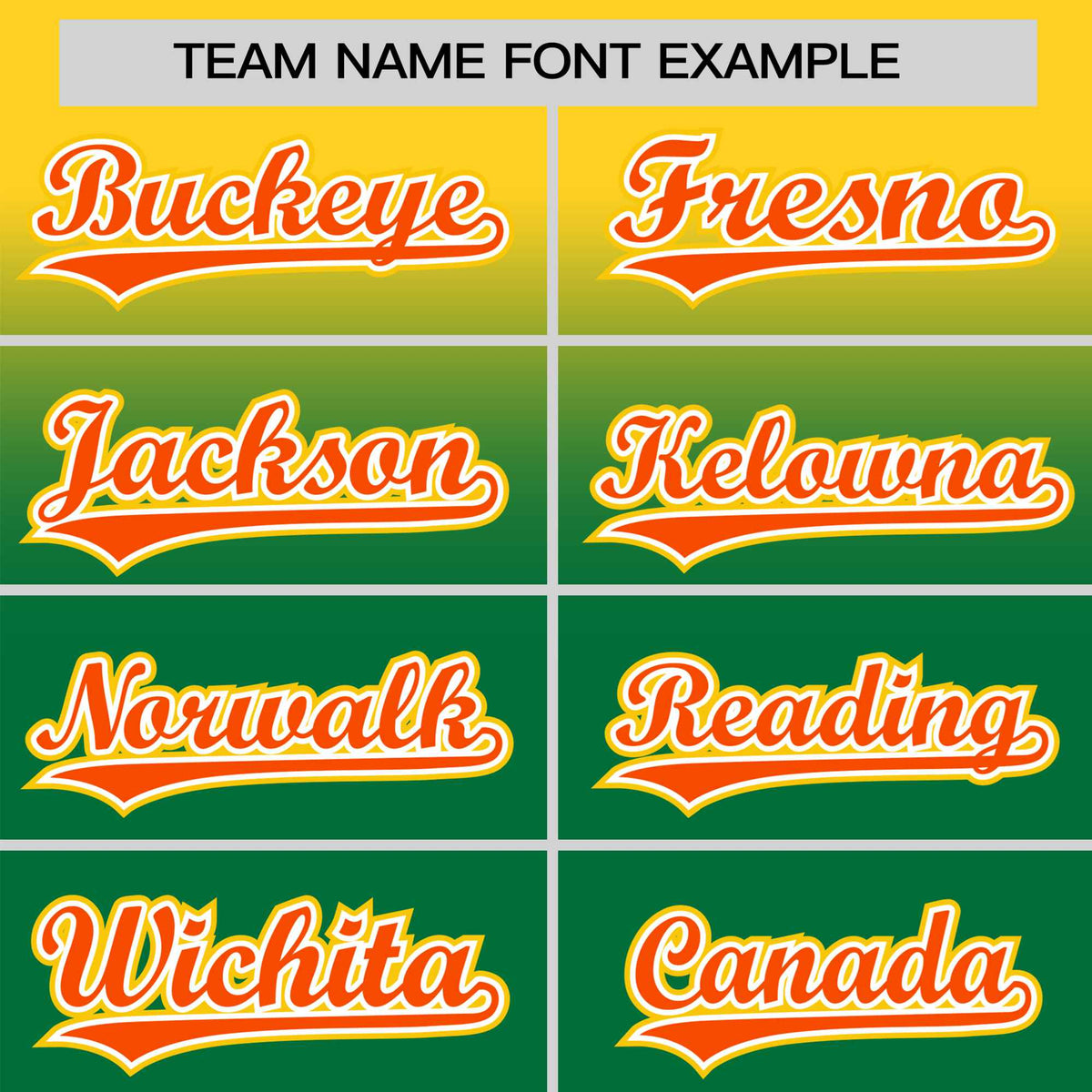 Custom Kelly Green Yellow Gradient Fashion Design Authentic Baseball Jersey