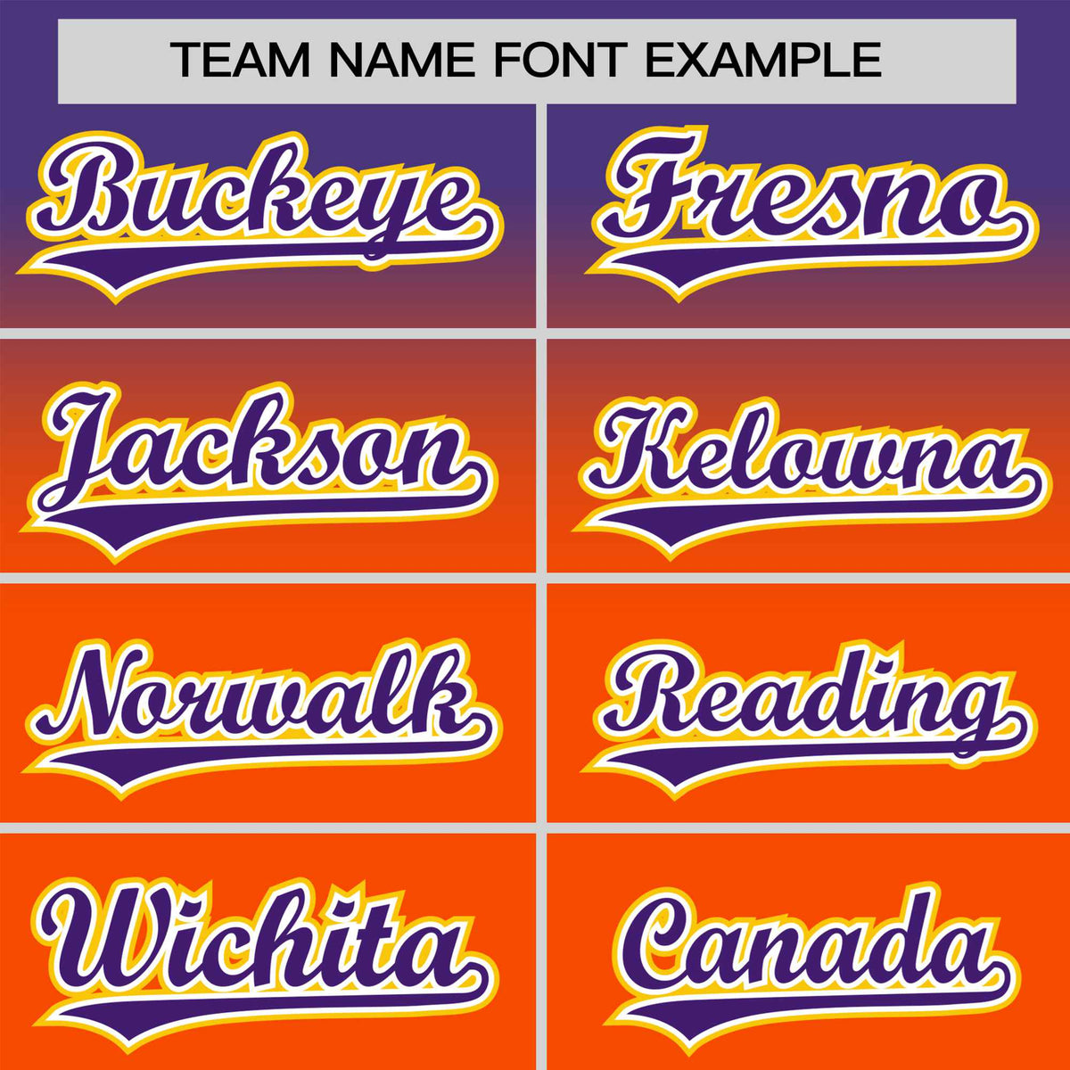 Custom Orange Purple Gradient Fashion Design Authentic Baseball Jersey