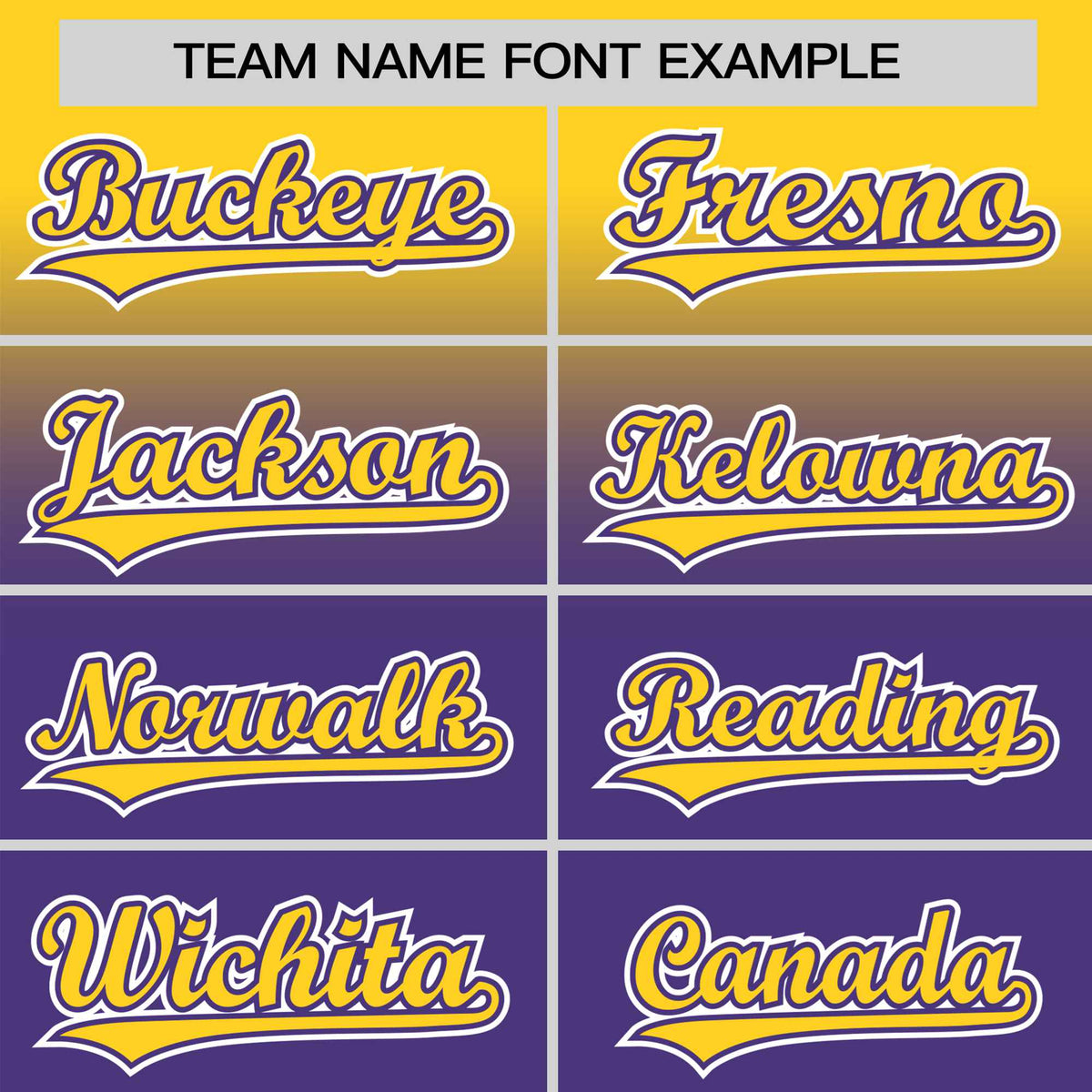 Custom Purple Yellow Gradient Fashion Design Authentic Baseball Jersey