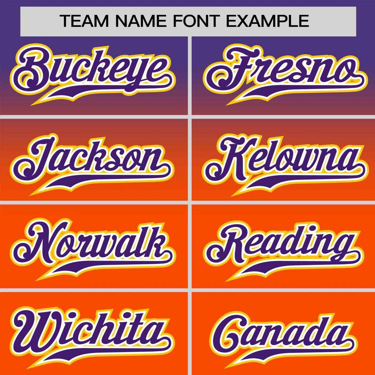 Custom Orange Purple Gradient Fashion Design Authentic Baseball Jersey