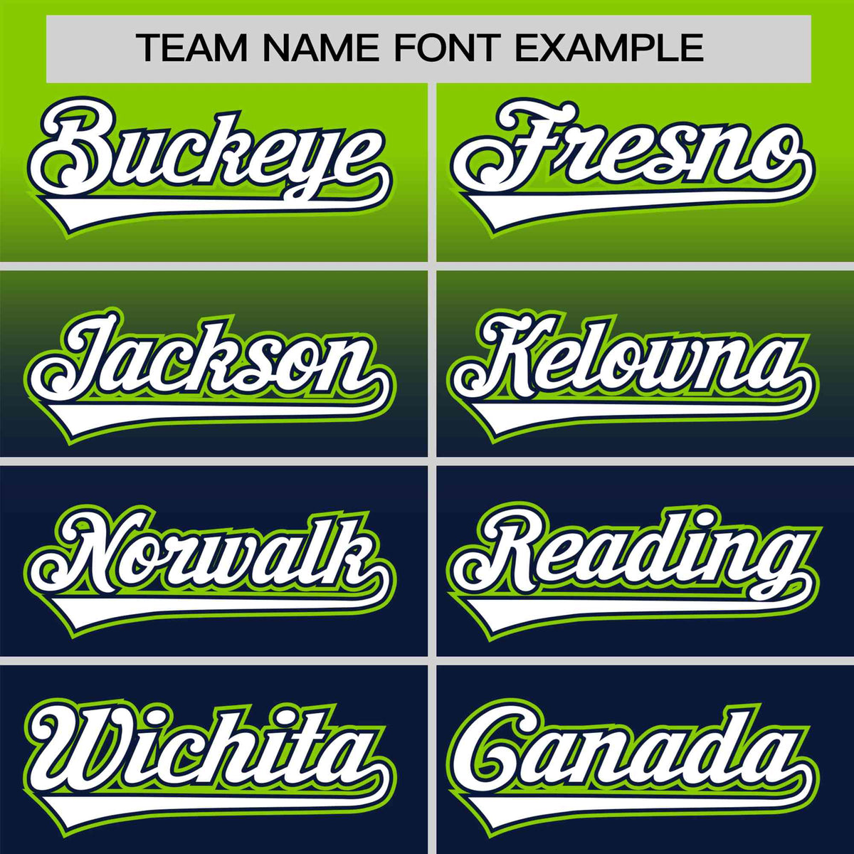 Custom Navy Neon Green Gradient Fashion Design Authentic Baseball Jersey