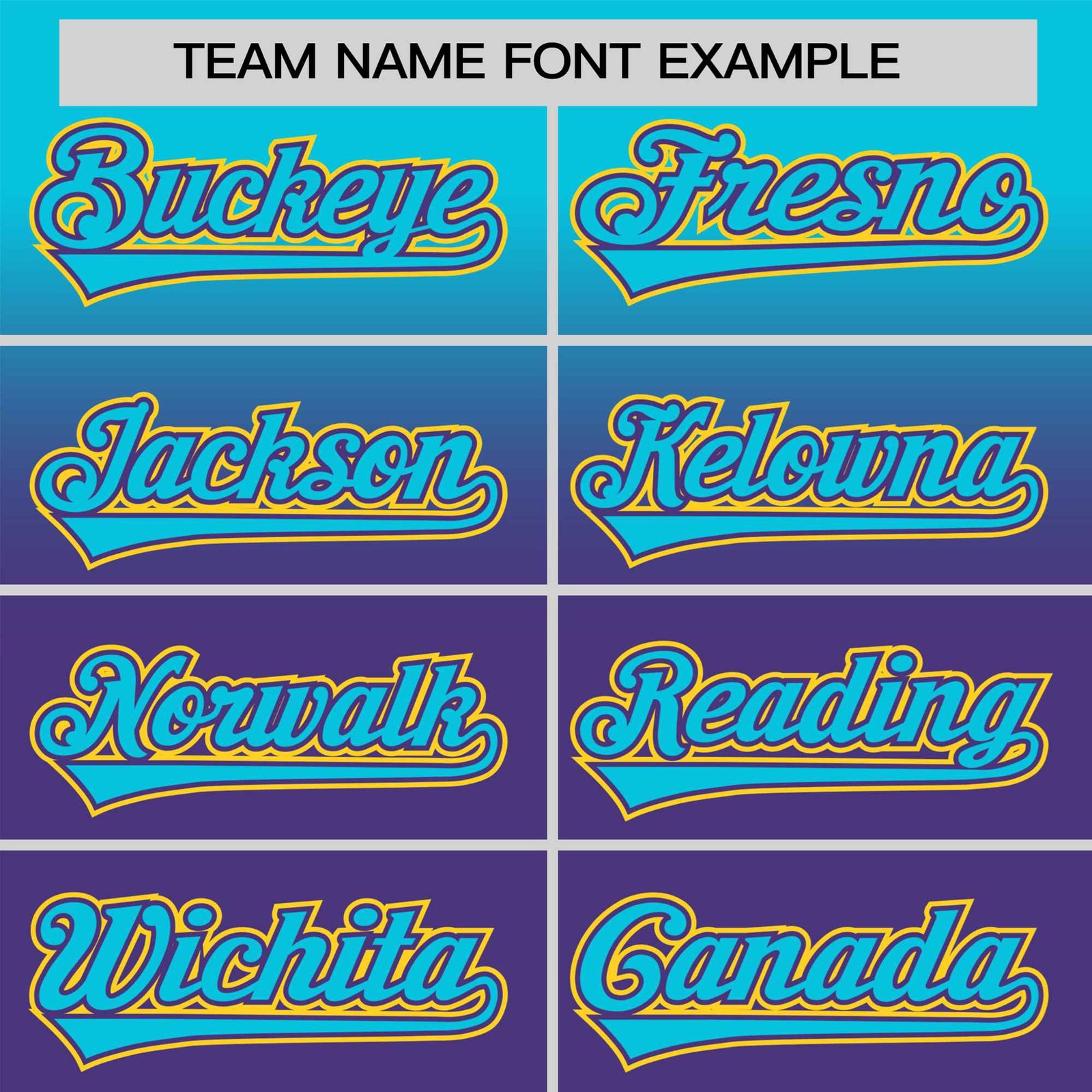 Custom Purple Sky Blue Gradient Fashion Design Authentic Baseball Jersey