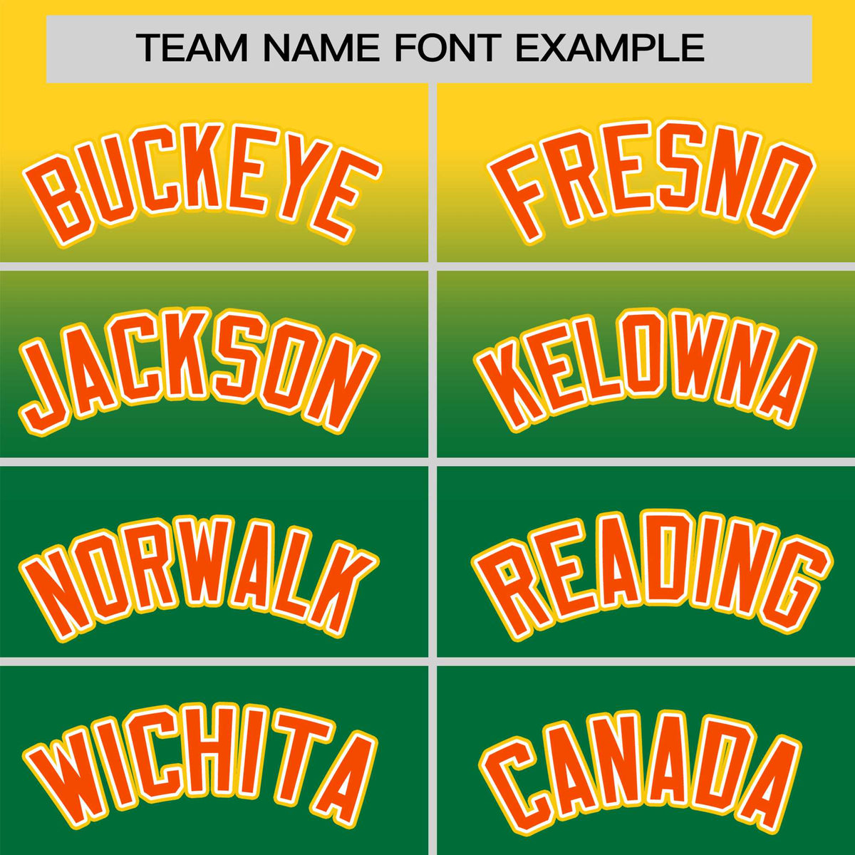 Custom Kelly Green Yellow Gradient Fashion Design Authentic Baseball Jersey