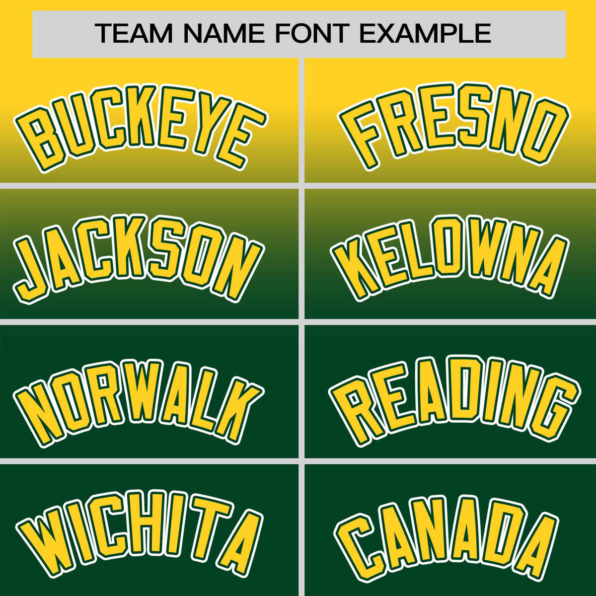 Custom Green Gold Gradient Fashion Design Authentic Baseball Jersey