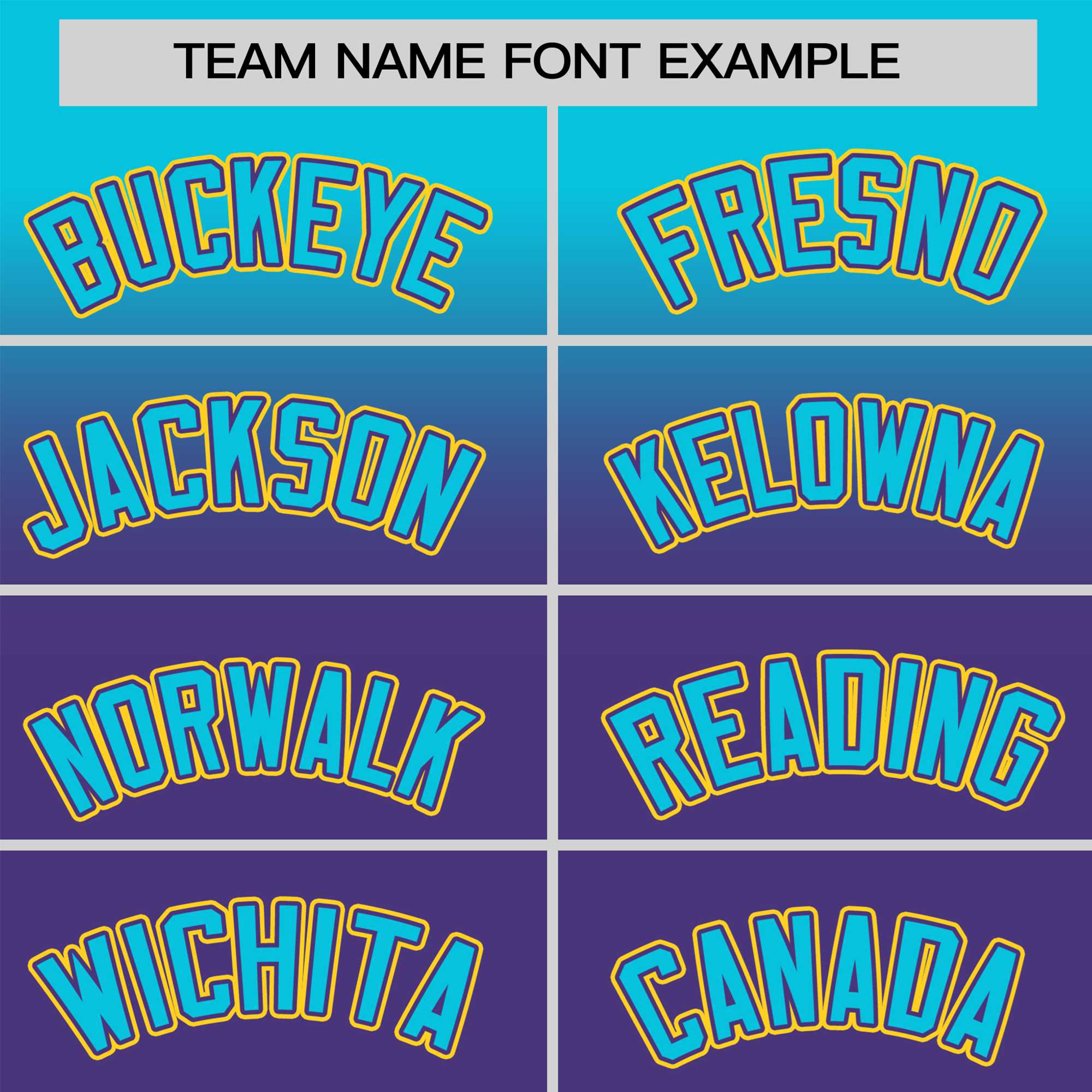 Custom Purple Sky Blue Gradient Fashion Design Authentic Baseball Jersey