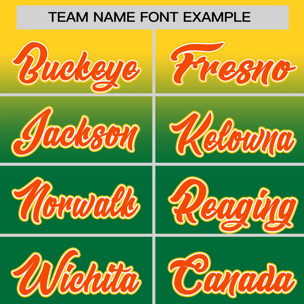 Custom Kelly Green Yellow Gradient Fashion Design Authentic Baseball Jersey