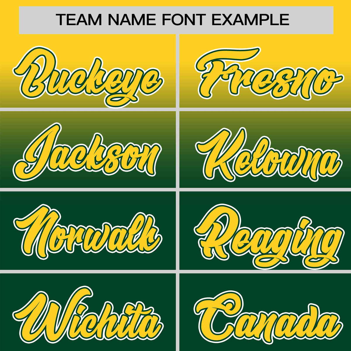 Custom Green Gold Gradient Fashion Design Authentic Baseball Jersey