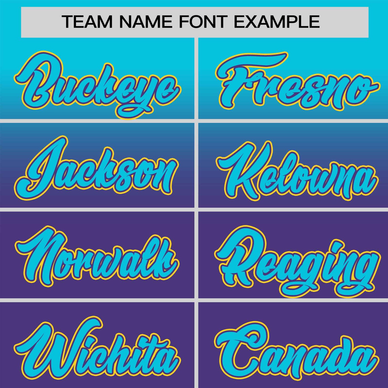 Custom Purple Sky Blue Gradient Fashion Design Authentic Baseball Jersey