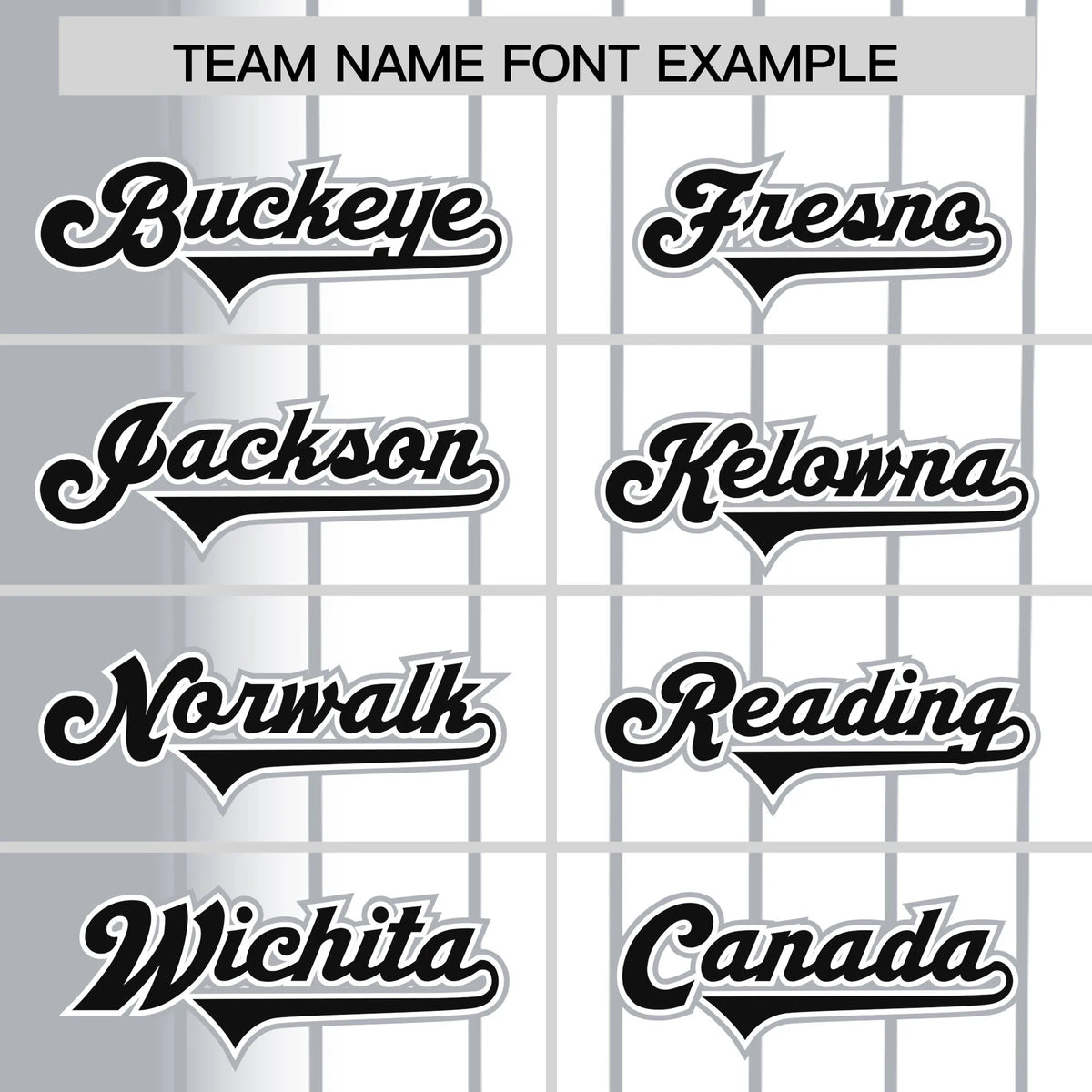 Custom Gray White Pinstripe Black Authentic Baseball Jersey