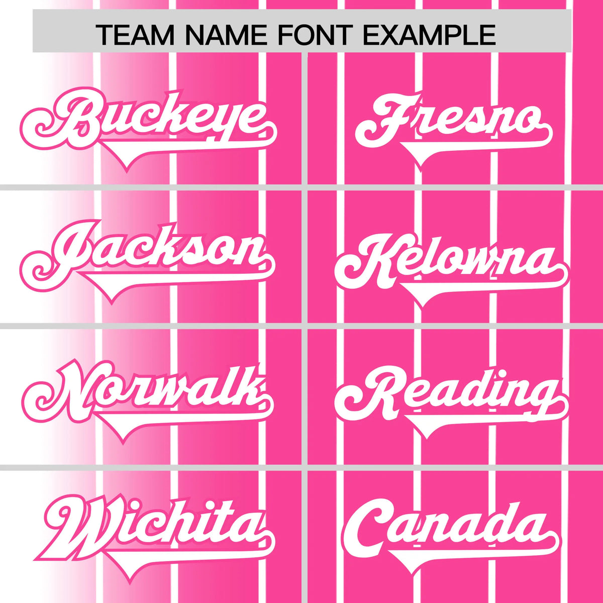 Custom White Pink Pinstripe White Authentic Baseball Jersey