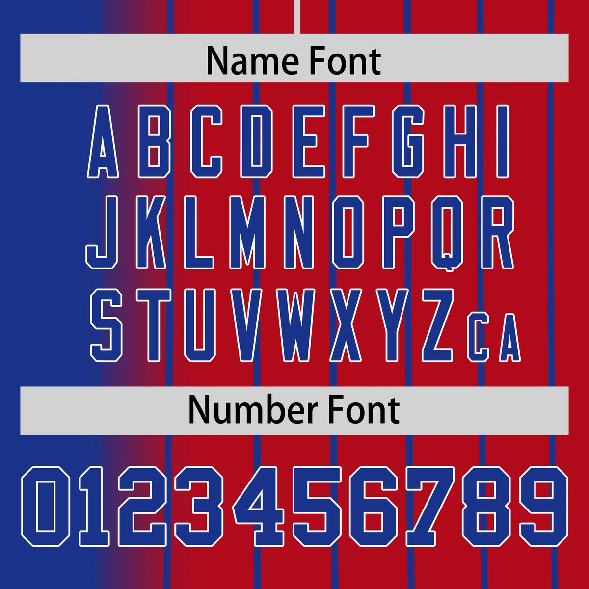 Custom Blue Crimson Pinstripe Blue Authentic Baseball Jersey