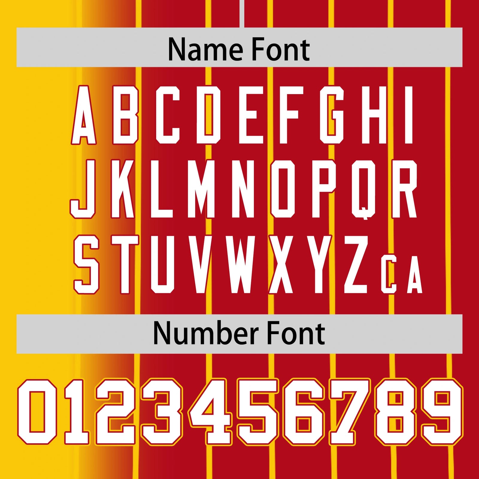 Custom Yellow Red Pinstripe White Authentic Baseball Jersey