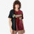 Custom Black Crimson Pinstripe Old-Gold Authentic Baseball Jersey