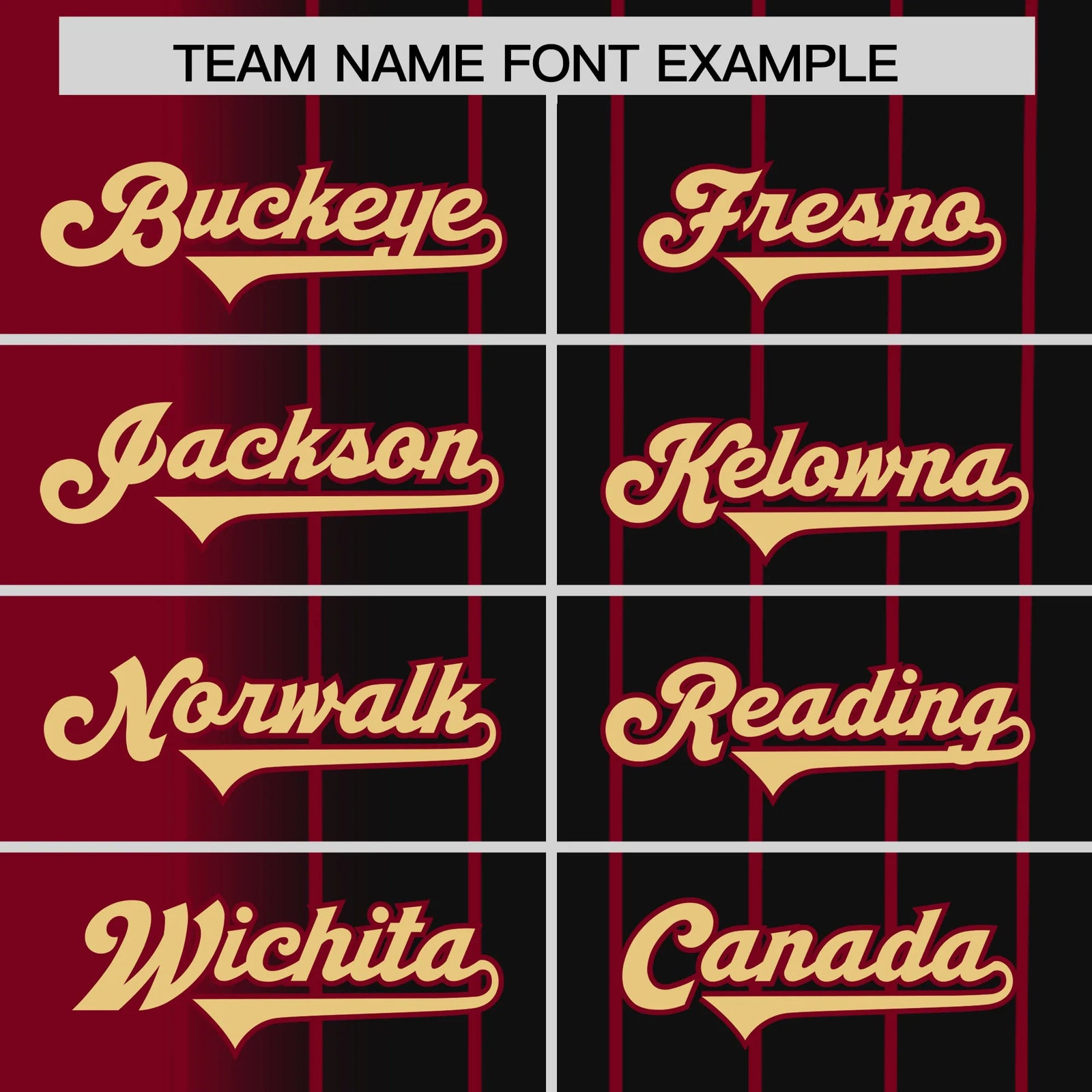 Custom Crimson Black Pinstripe Old-Gold Authentic Baseball Jersey