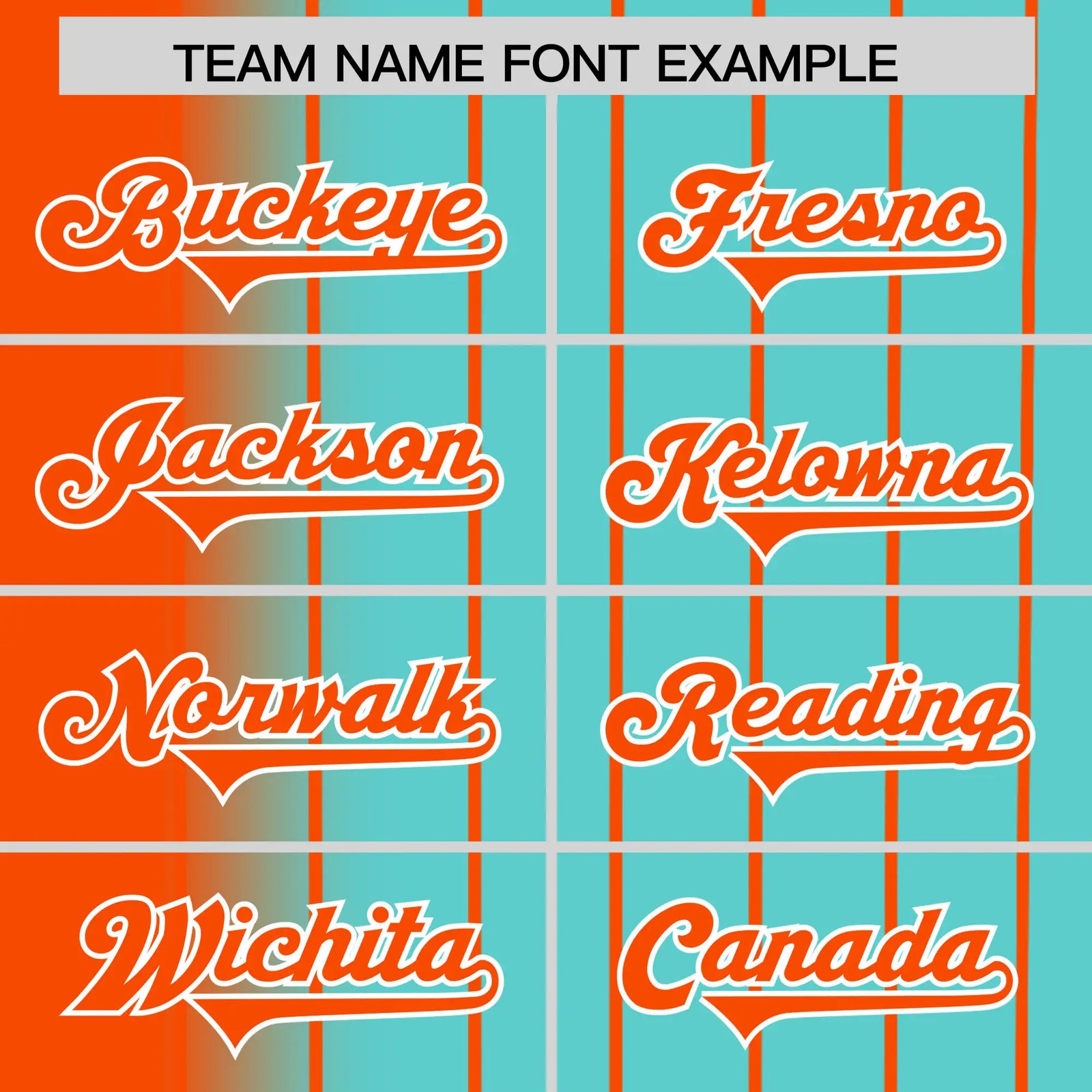 Custom Orange Light-Blue Pinstripe Orange Authentic Baseball Jersey