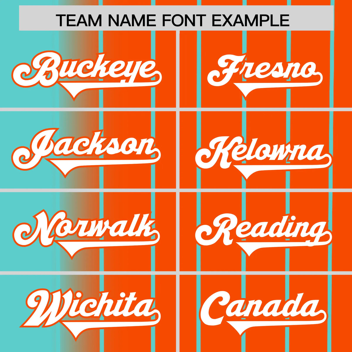 Custom Light-Blue Orange Pinstripe White Authentic Baseball Jersey