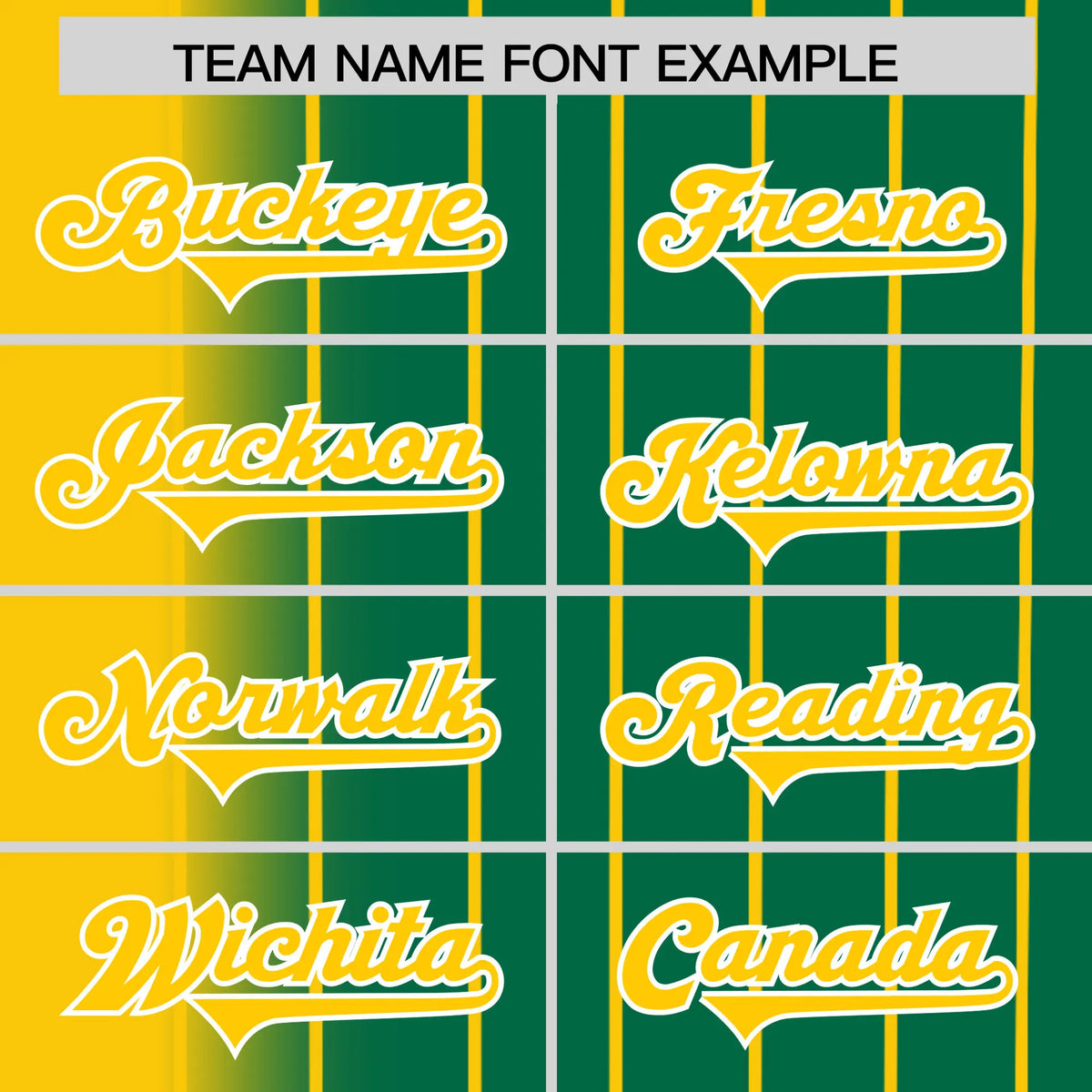 Custom Yellow Green Pinstripe Yellow Authentic Baseball Jersey