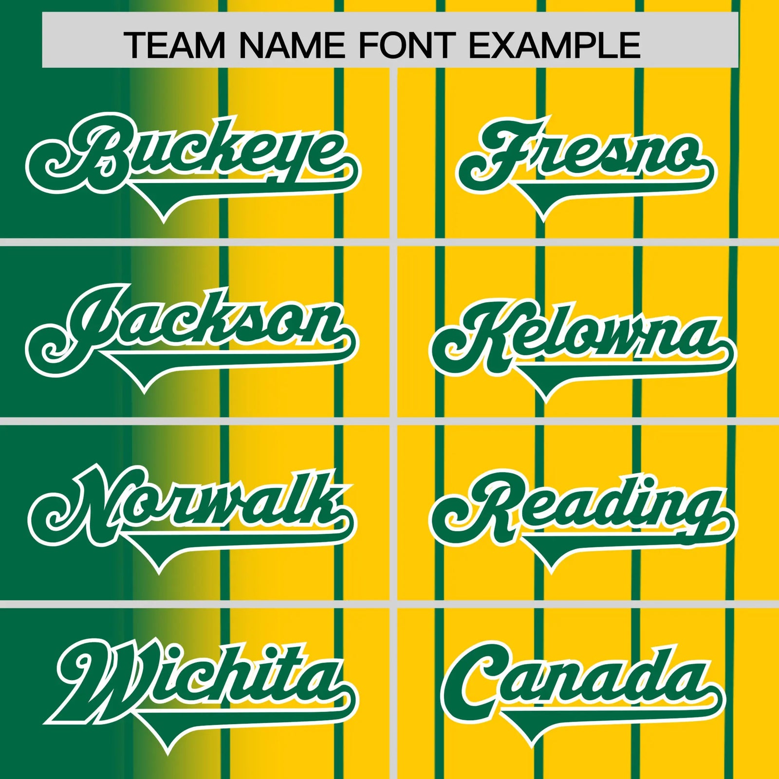 Custom Green Yellow Pinstripe Green Authentic Baseball Jersey