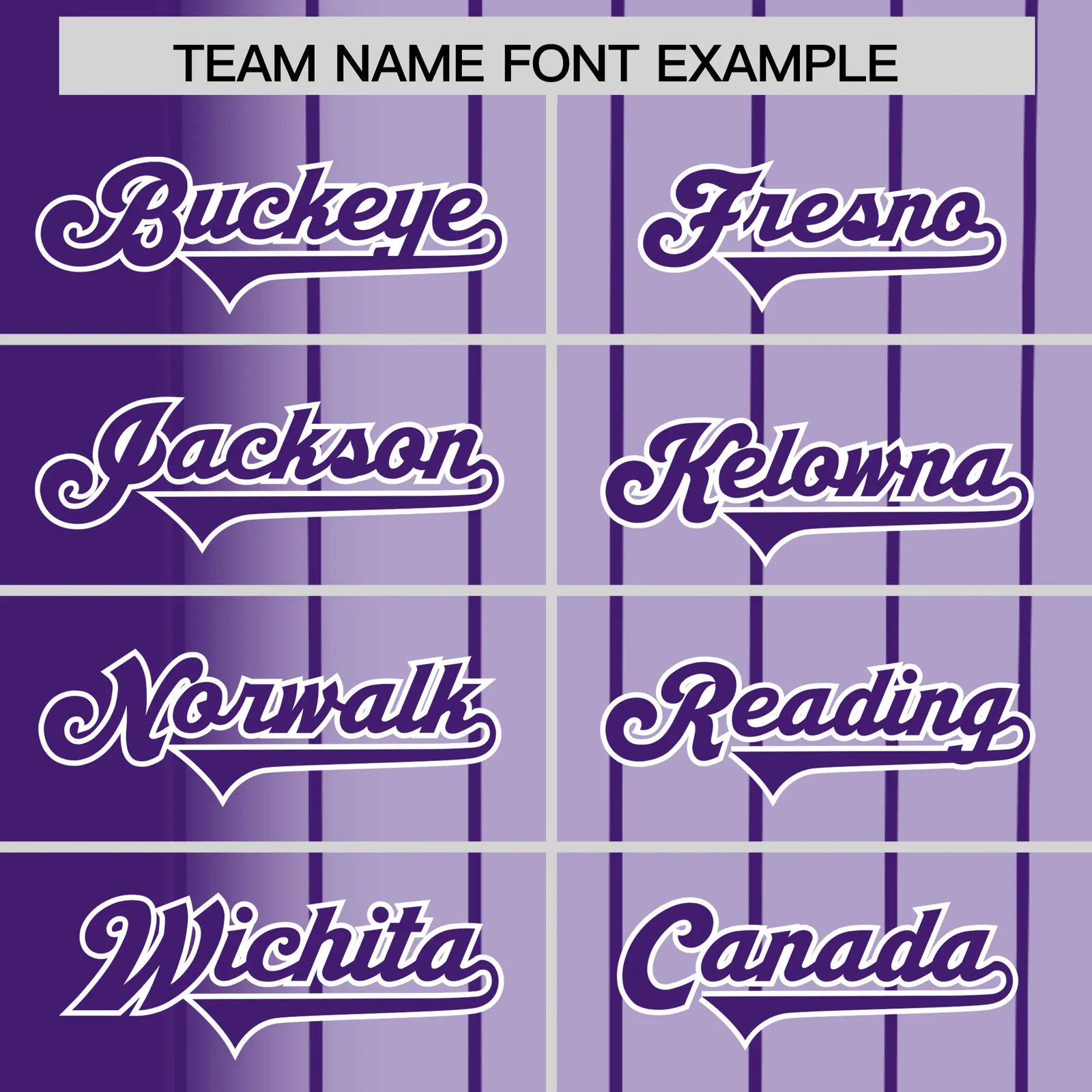 Custom Purple Light Purple Pinstripe Purple Authentic Baseball Jersey