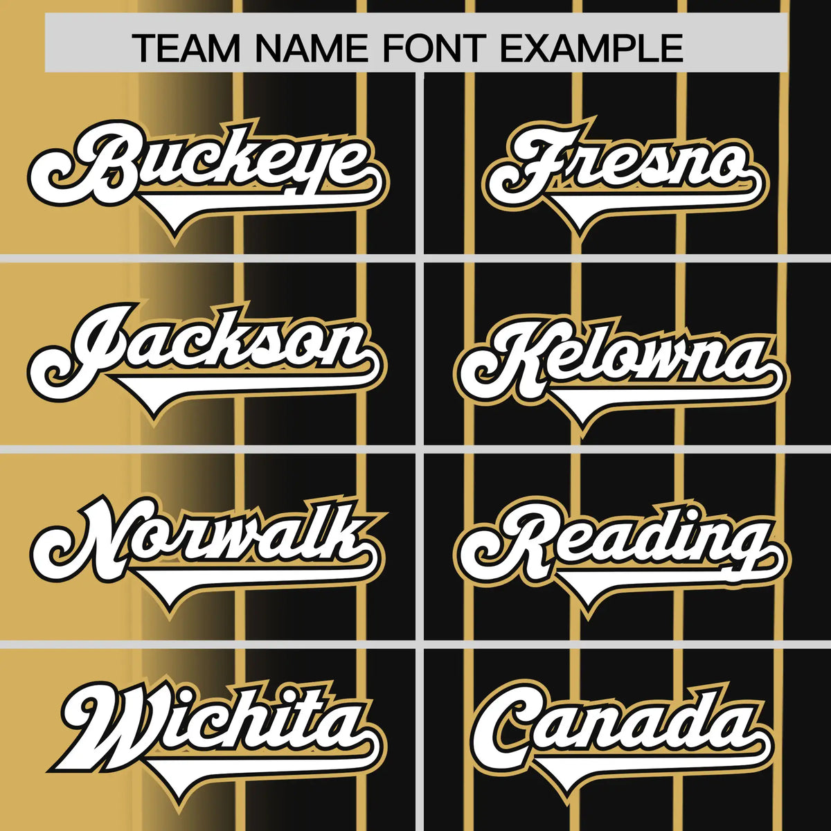 Custom Old-Gold Black Pinstripe White Authentic Baseball Jersey