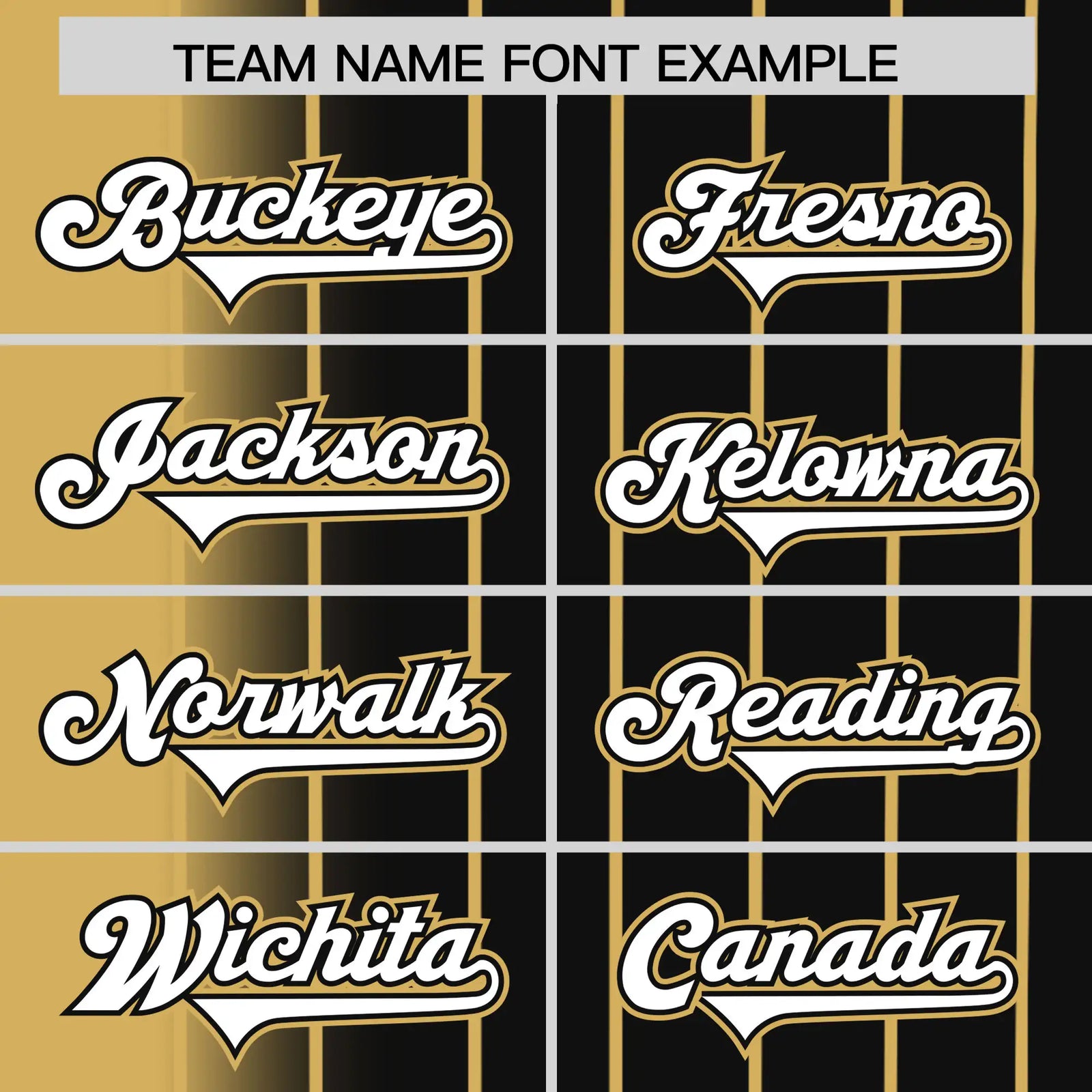 Custom Old-Gold Black Pinstripe White Authentic Baseball Jersey