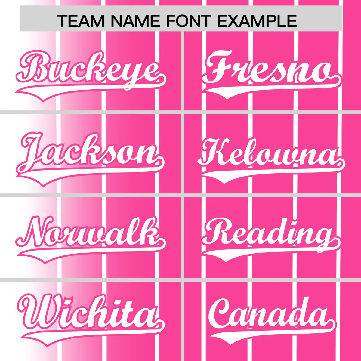 Custom White Pink Pinstripe White Authentic Baseball Jersey