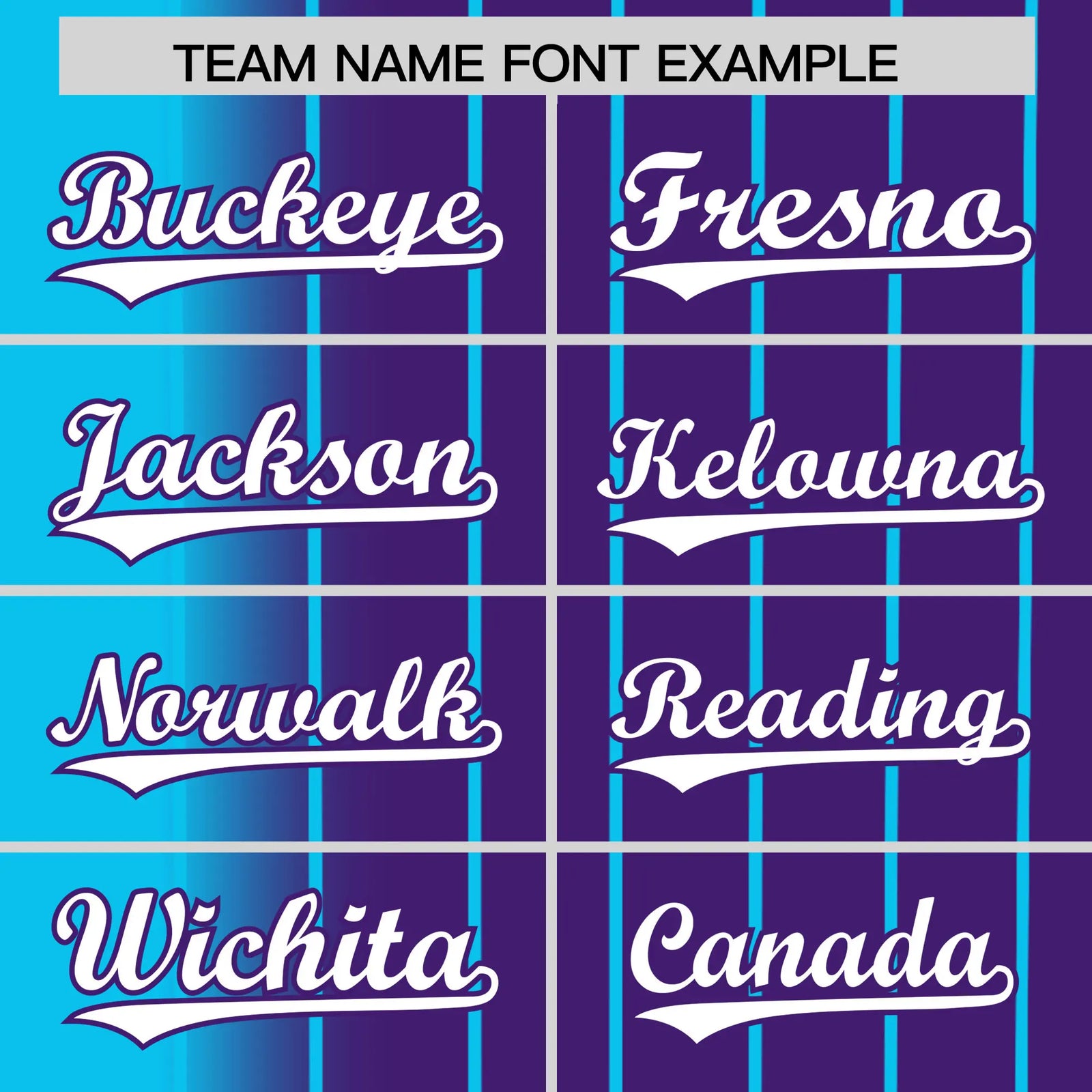 Custom Blue Purple Pinstripe White Authentic Baseball Jersey