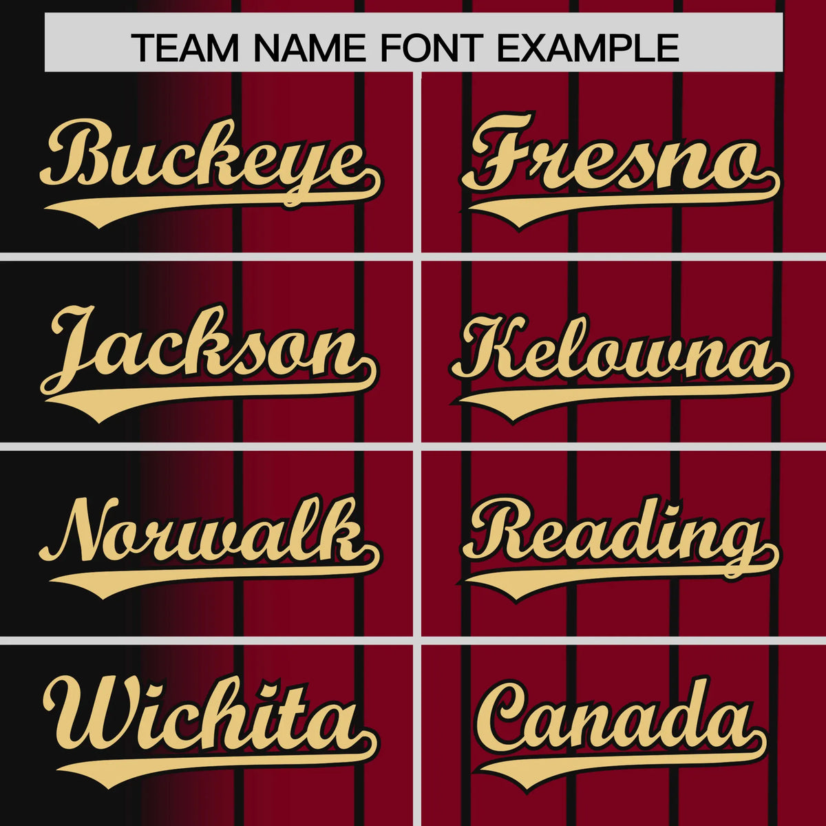 Custom Black Crimson Pinstripe Old-Gold Authentic Baseball Jersey