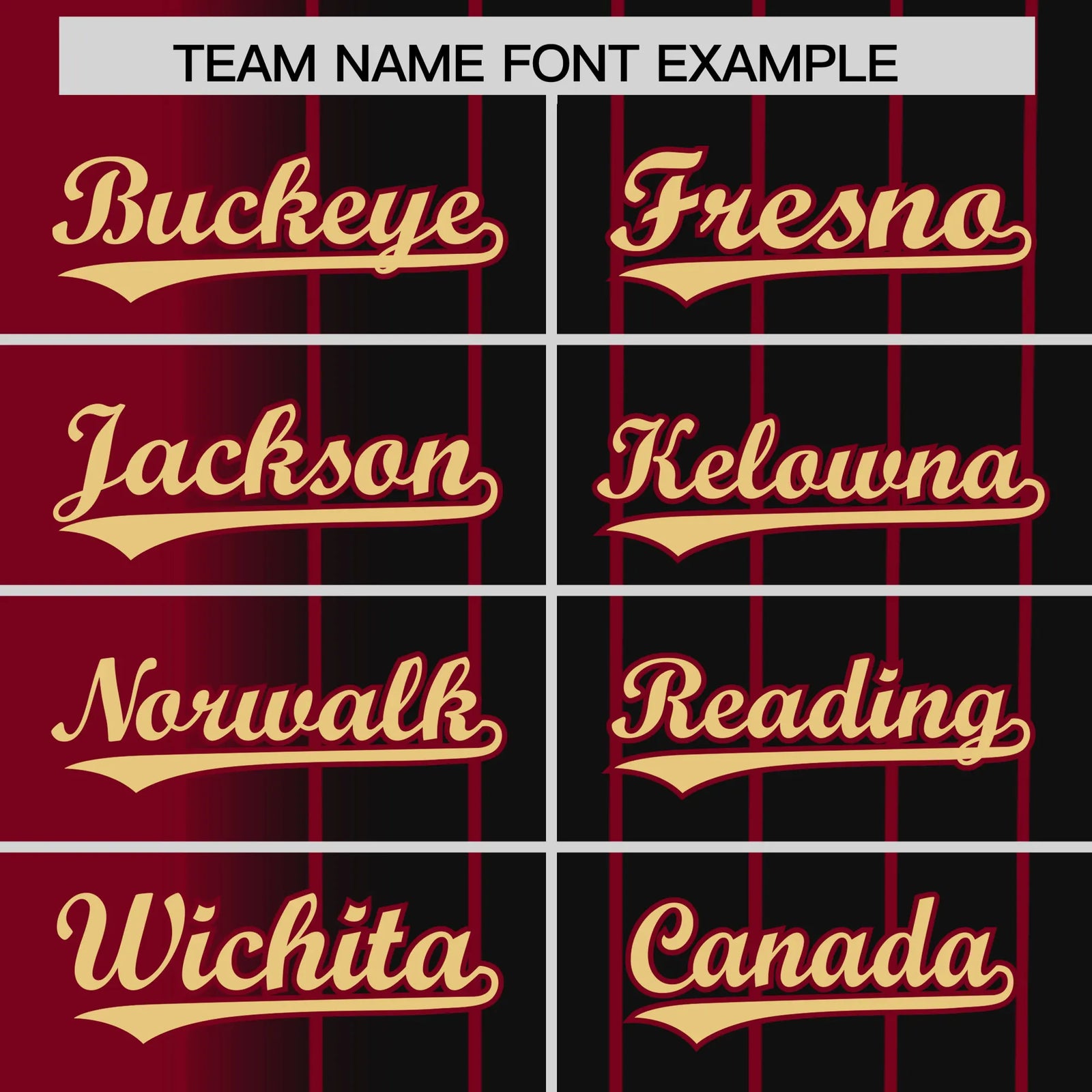 Custom Crimson Black Pinstripe Old-Gold Authentic Baseball Jersey