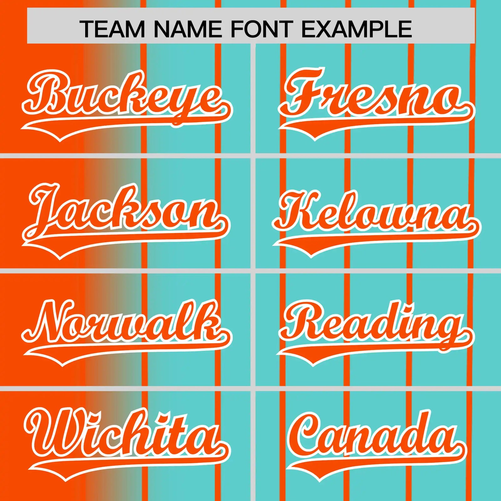 Custom Orange Light-Blue Pinstripe Orange Authentic Baseball Jersey