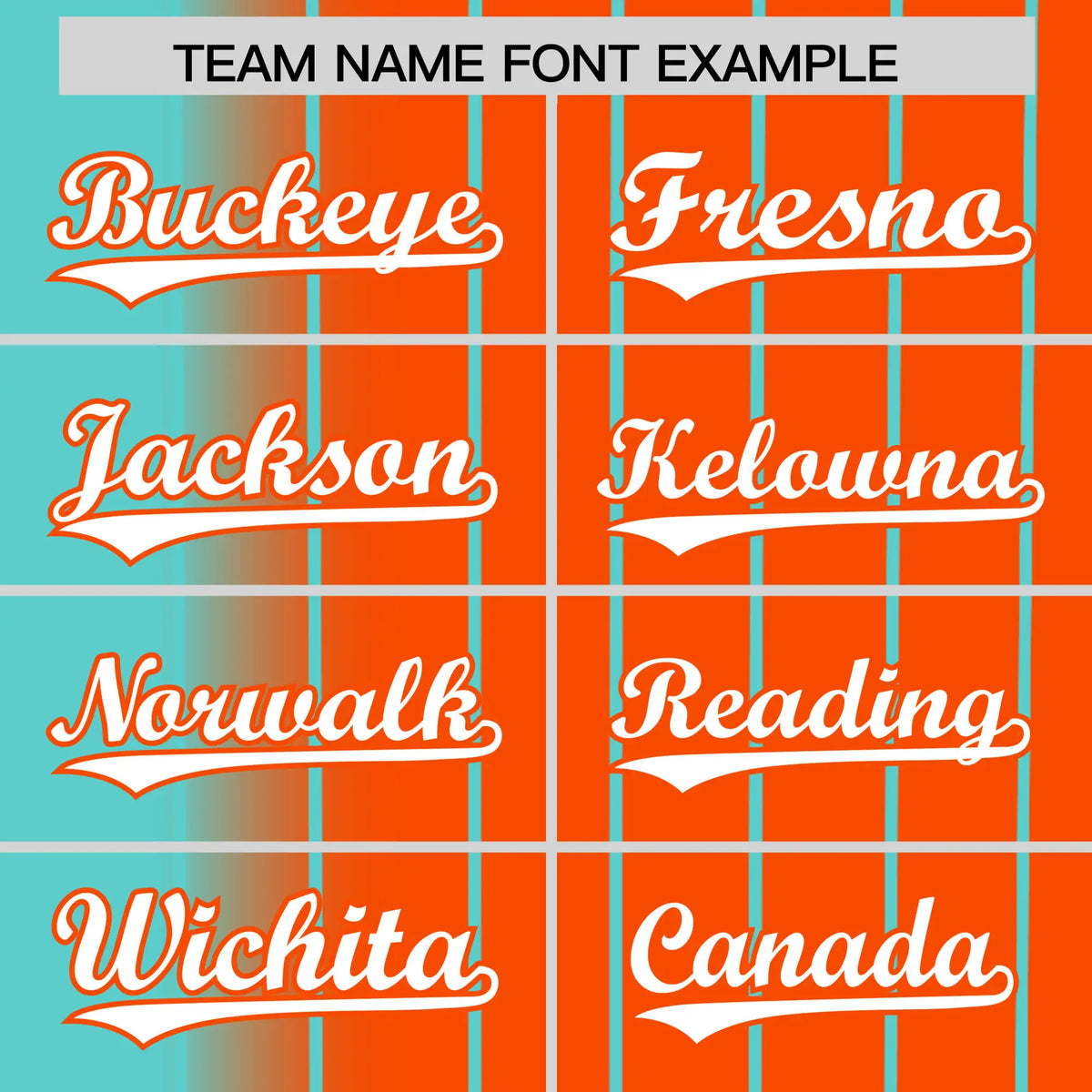 Custom Light-Blue Orange Pinstripe White Authentic Baseball Jersey