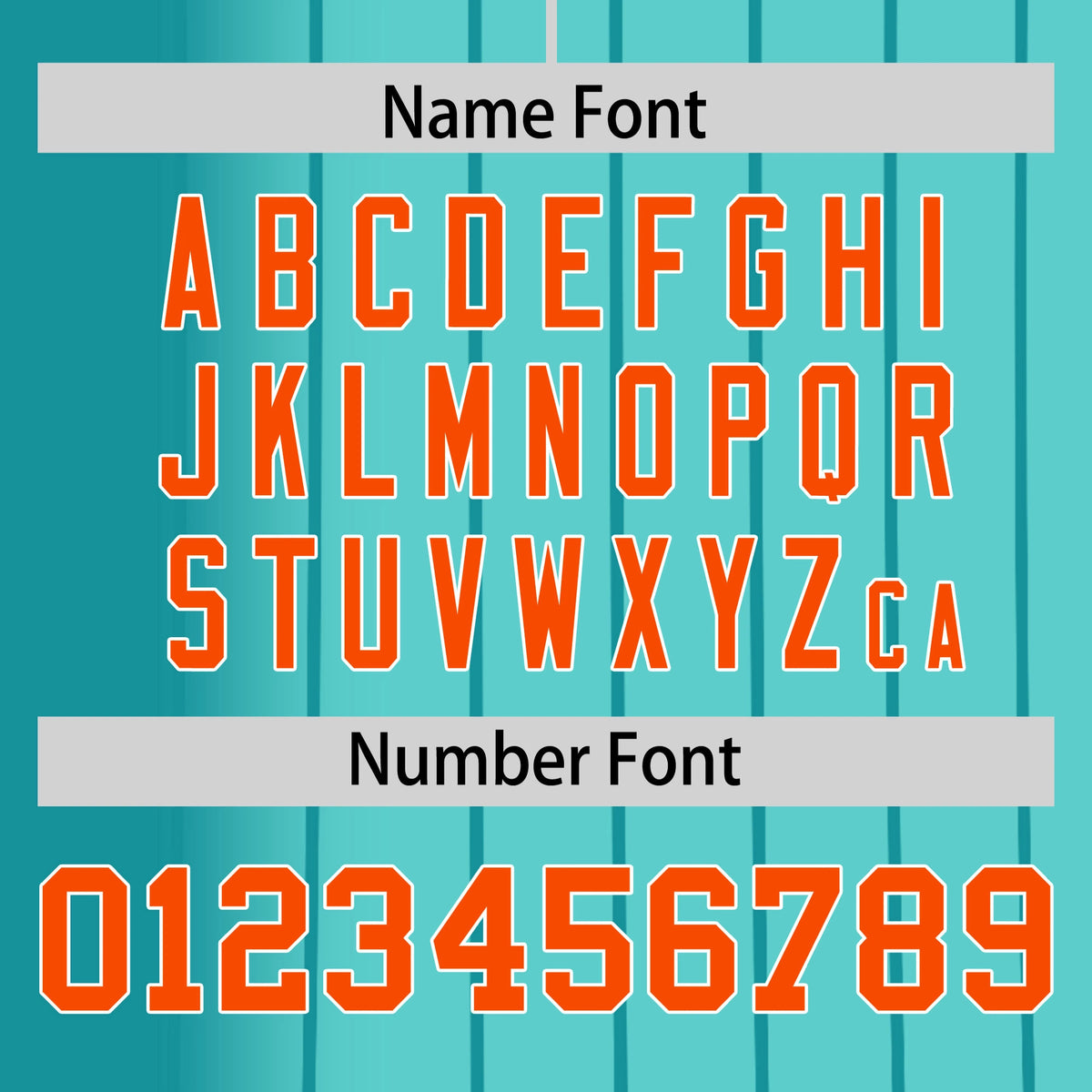 Custom Light-Blue Pinstripe Orange Authentic Baseball Jersey