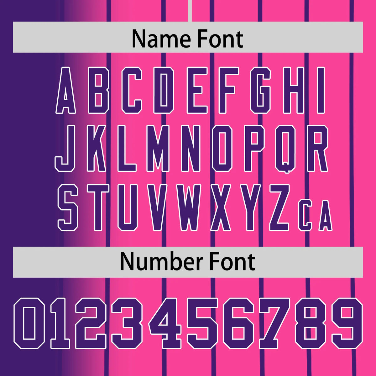 Custom Purple Pink Pinstripe Purple Authentic Baseball Jersey