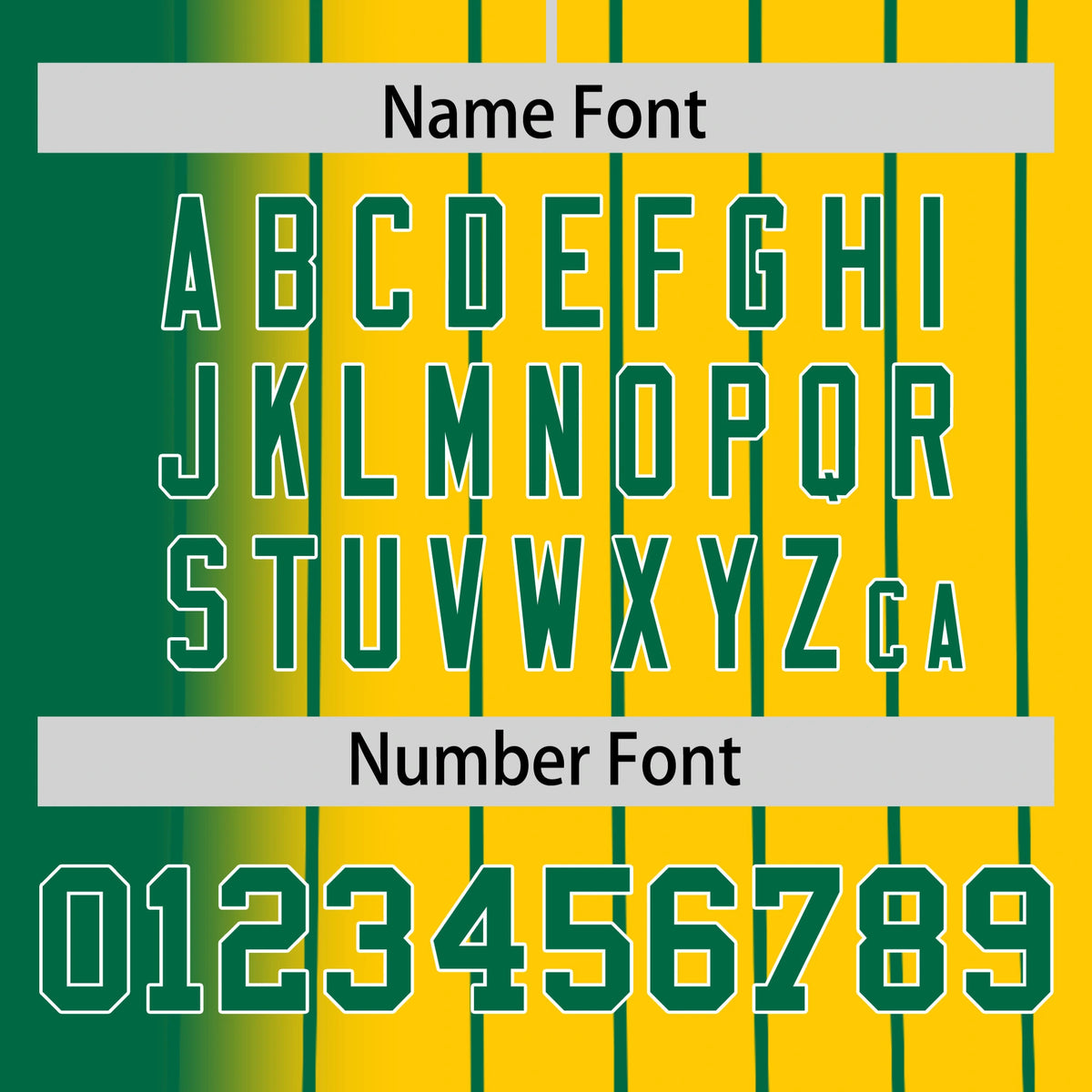 Custom Green Yellow Pinstripe Green Authentic Baseball Jersey