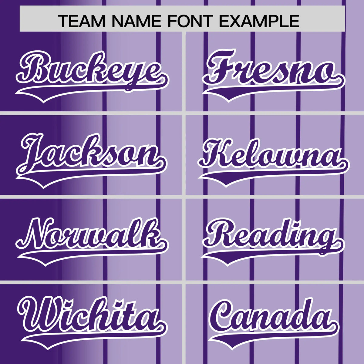 Custom Purple Light Purple Pinstripe Purple Authentic Baseball Jersey