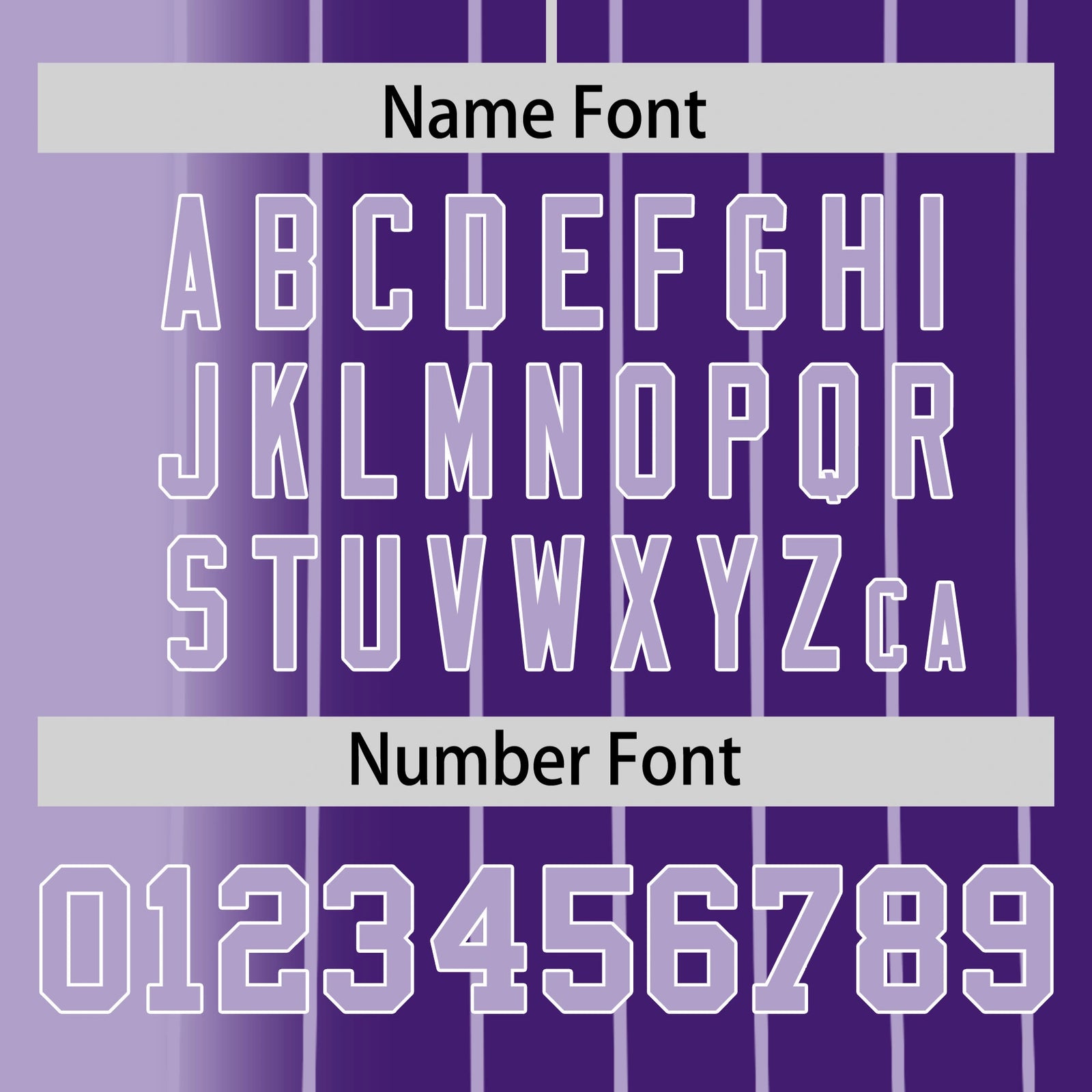 Custom Light Purple Purple Pinstripe Light Purple Authentic Baseball Jersey