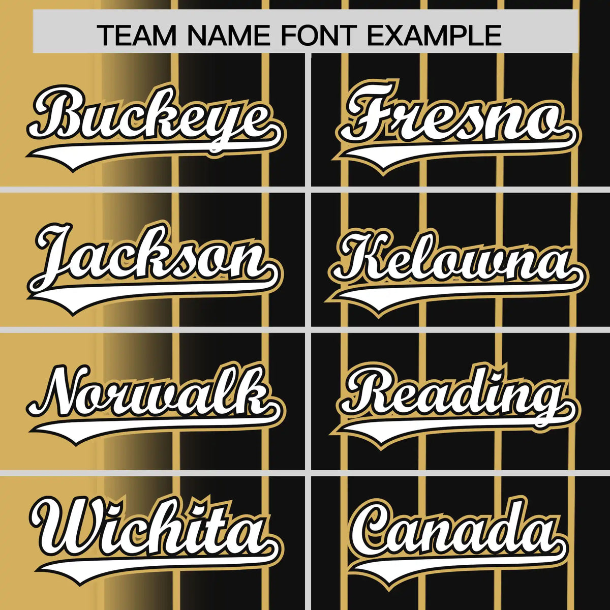 Custom Old-Gold Black Pinstripe White Authentic Baseball Jersey