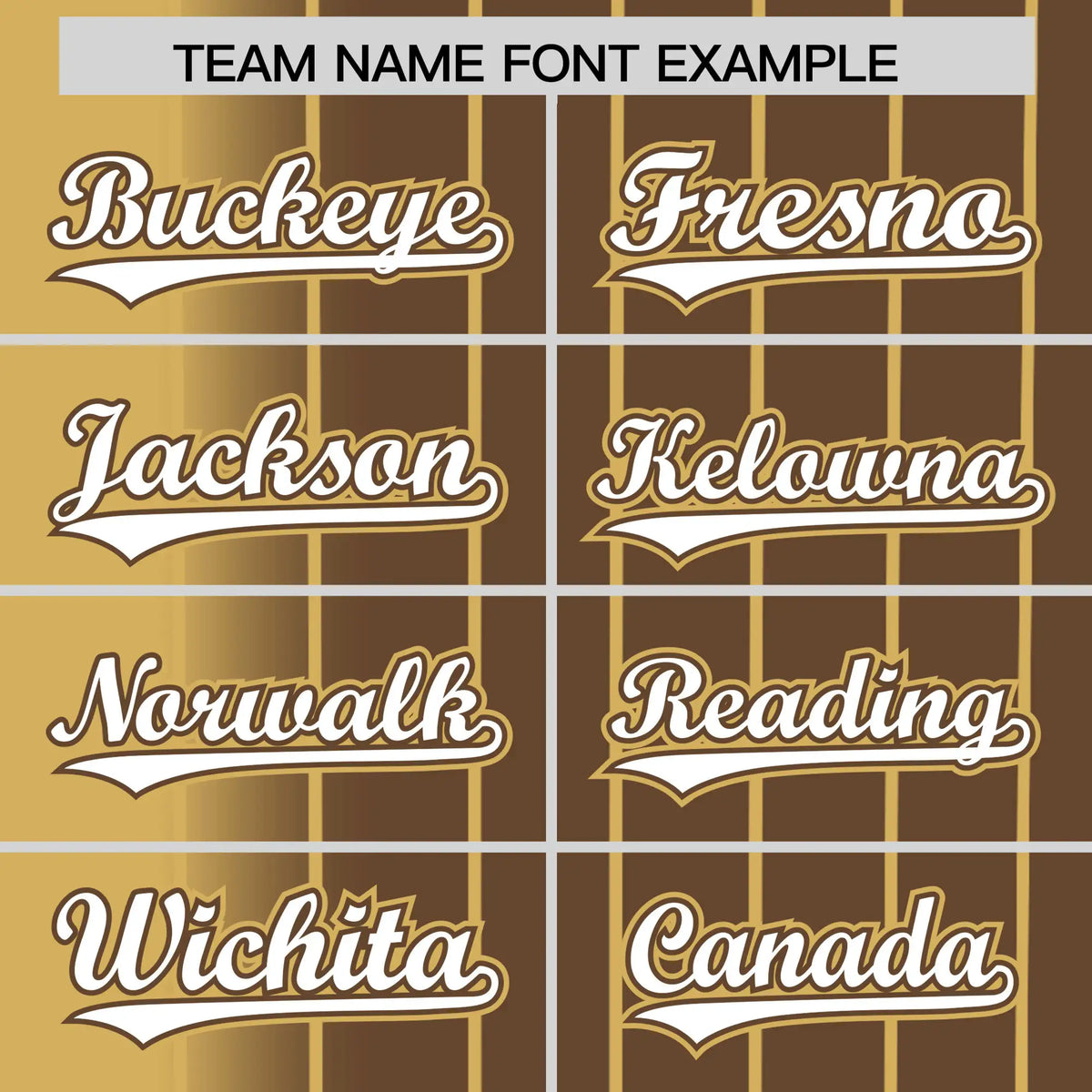 Custom Old-Gold Brown Pinstripe White Authentic Baseball Jersey