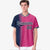 Custom Navy Pink Pinstripe Navy Authentic Baseball Jersey