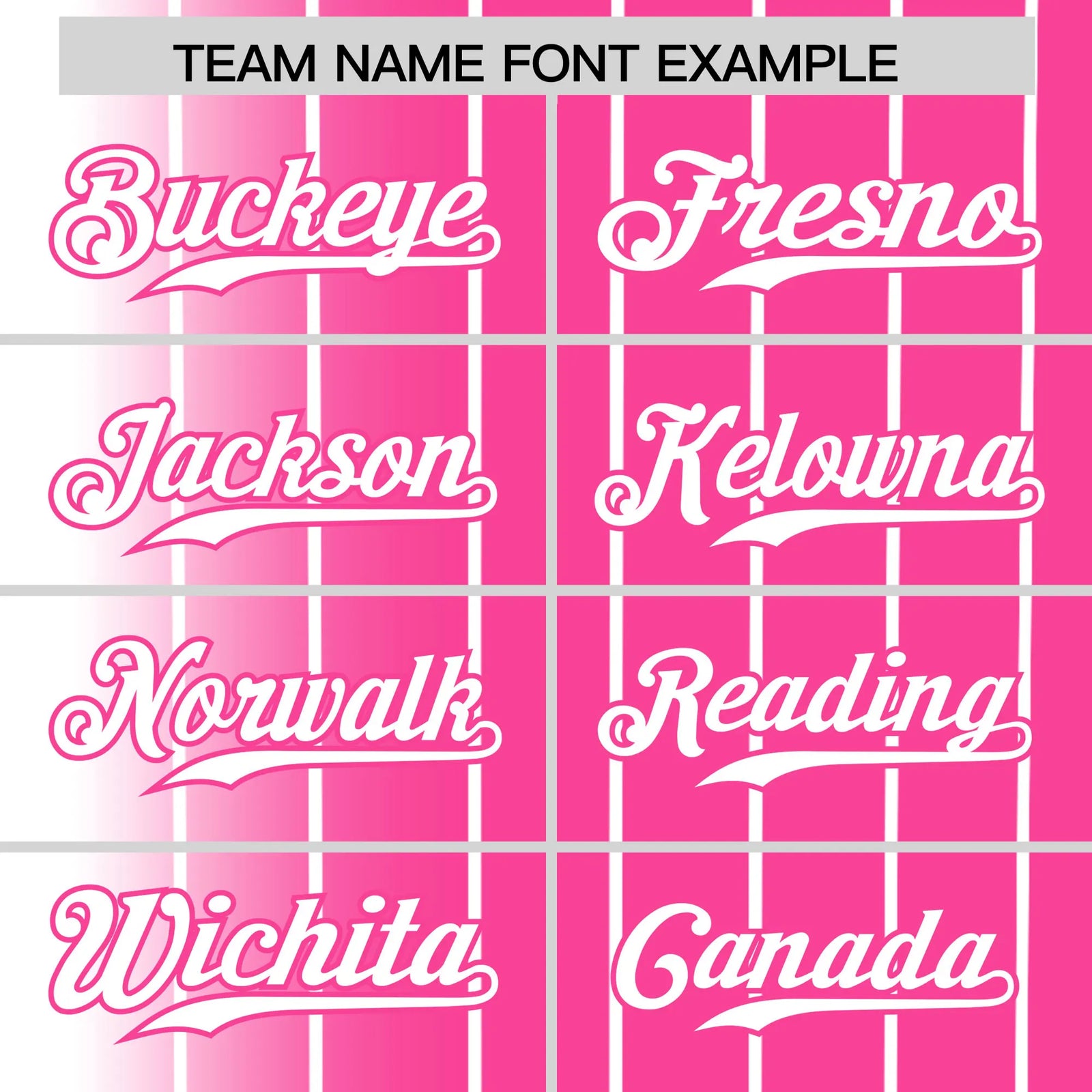 Custom White Pink Pinstripe White Authentic Baseball Jersey