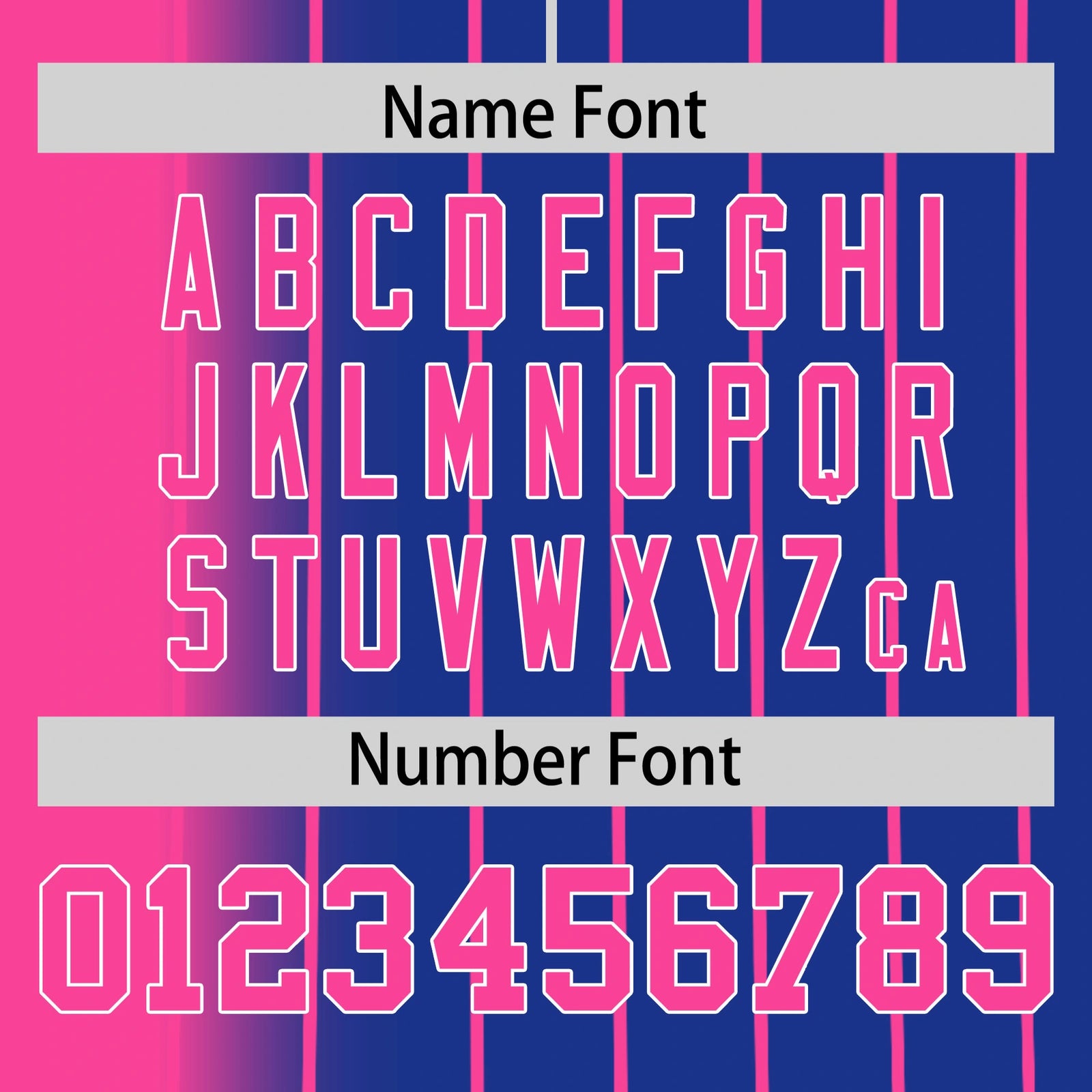 Custom Pink Blue Pinstripe Pink Authentic Baseball Jersey