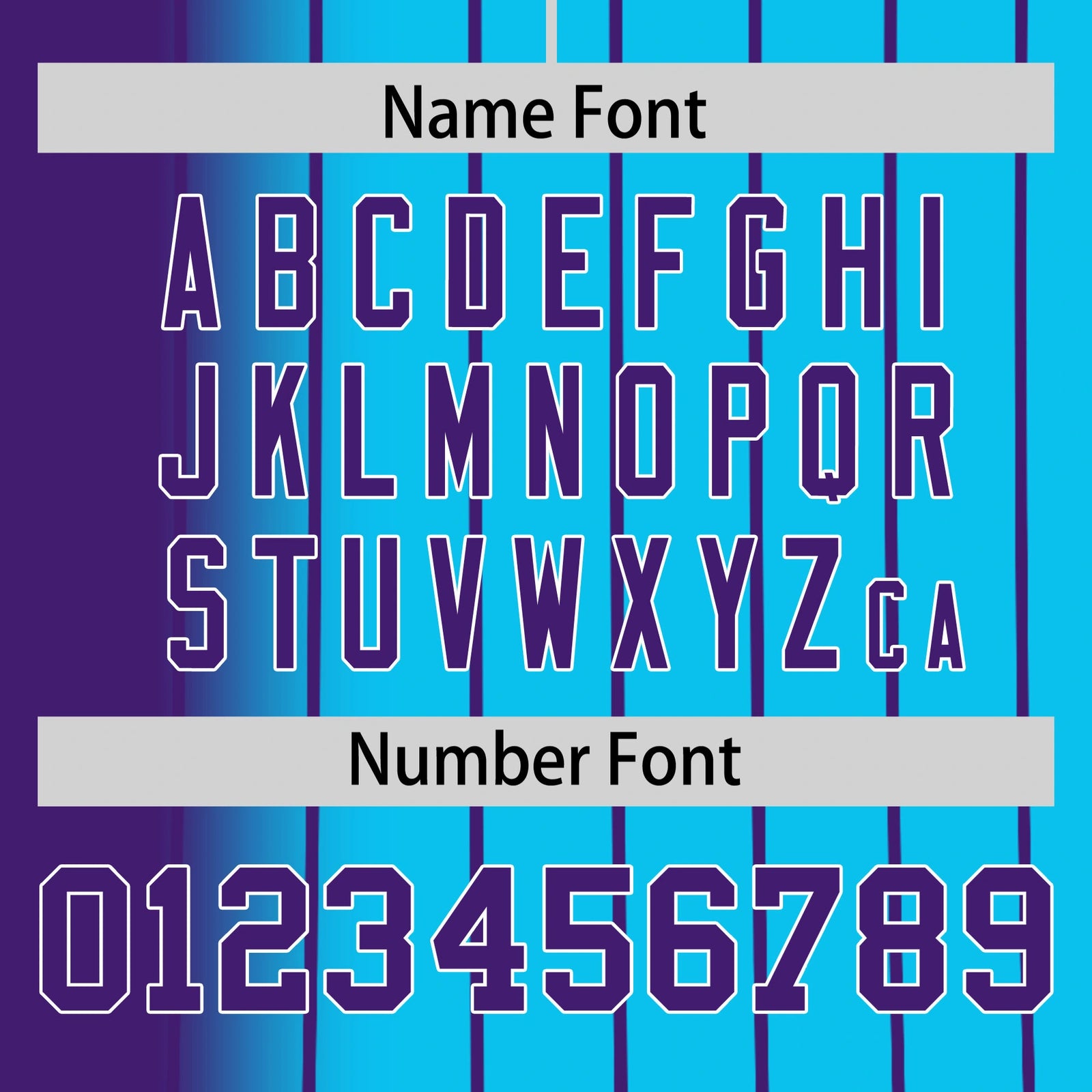 Custom Purple Blue Pinstripe Purple Authentic Baseball Jersey