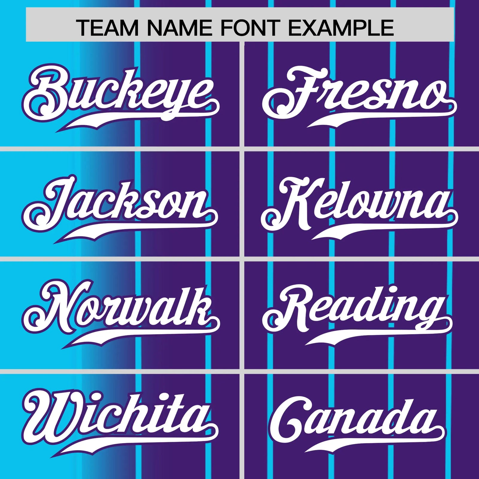 Custom Blue Purple Pinstripe White Authentic Baseball Jersey