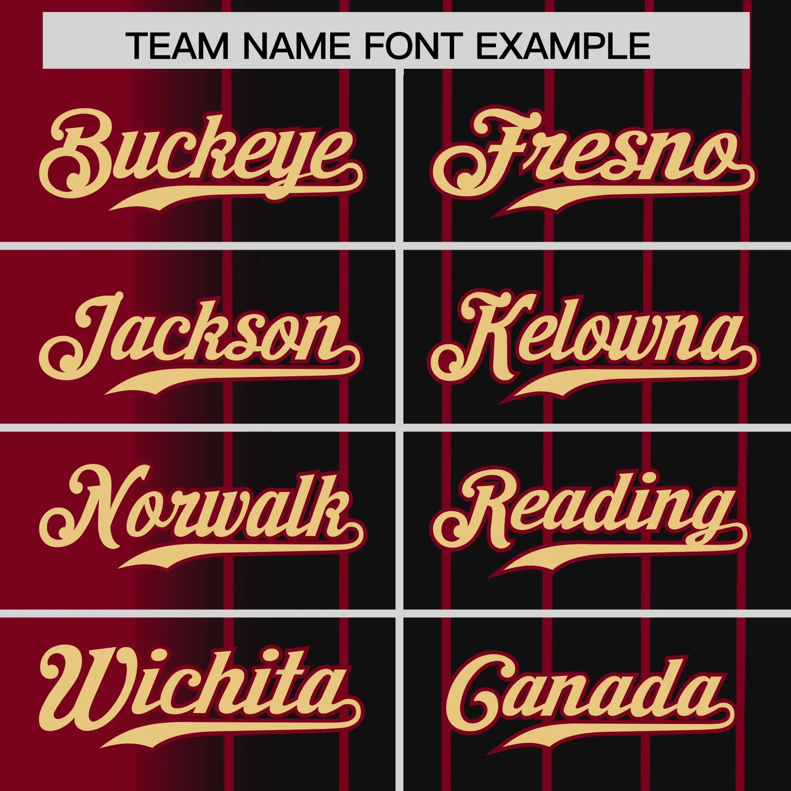 Custom Crimson Black Pinstripe Old-Gold Authentic Baseball Jersey