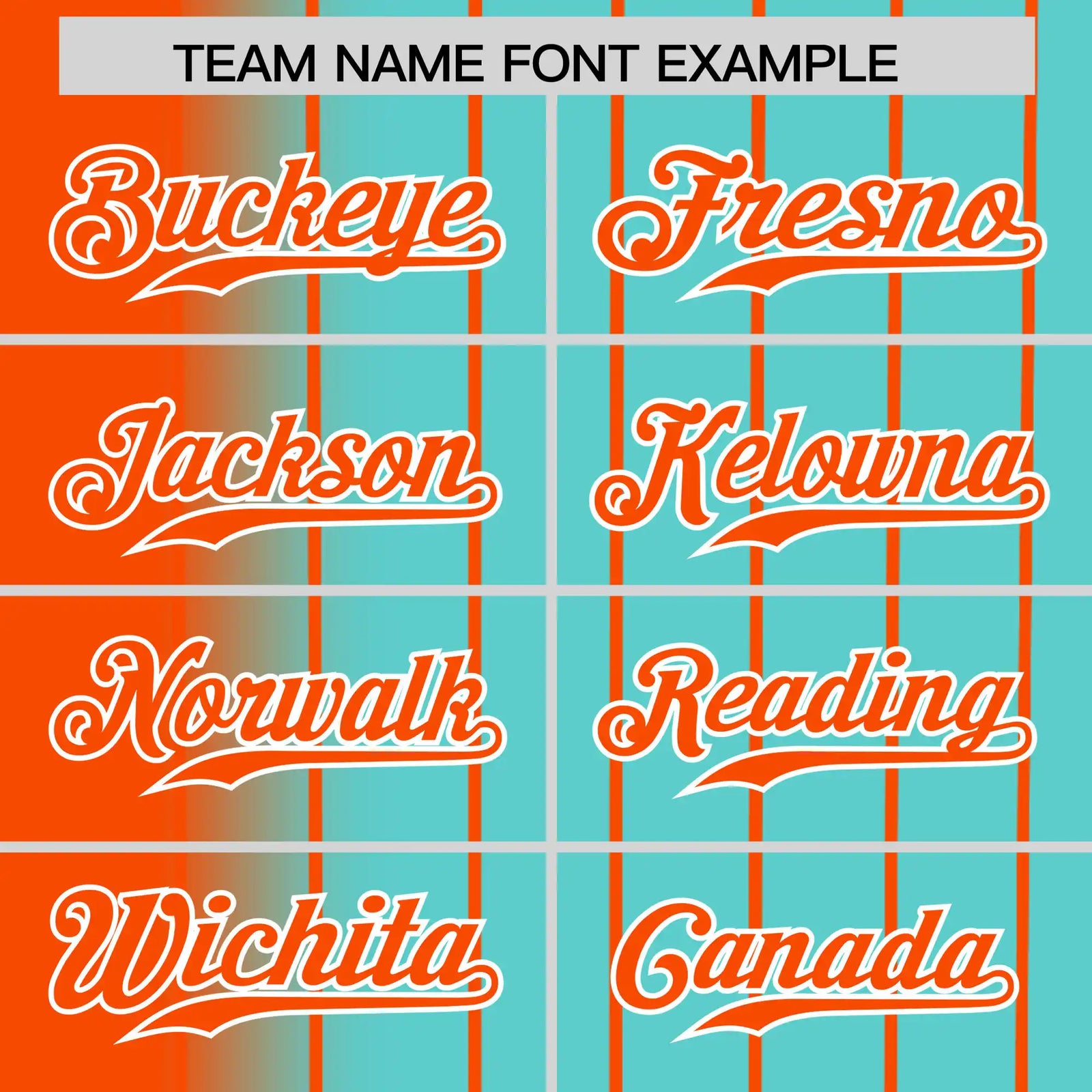 Custom Orange Light-Blue Pinstripe Orange Authentic Baseball Jersey