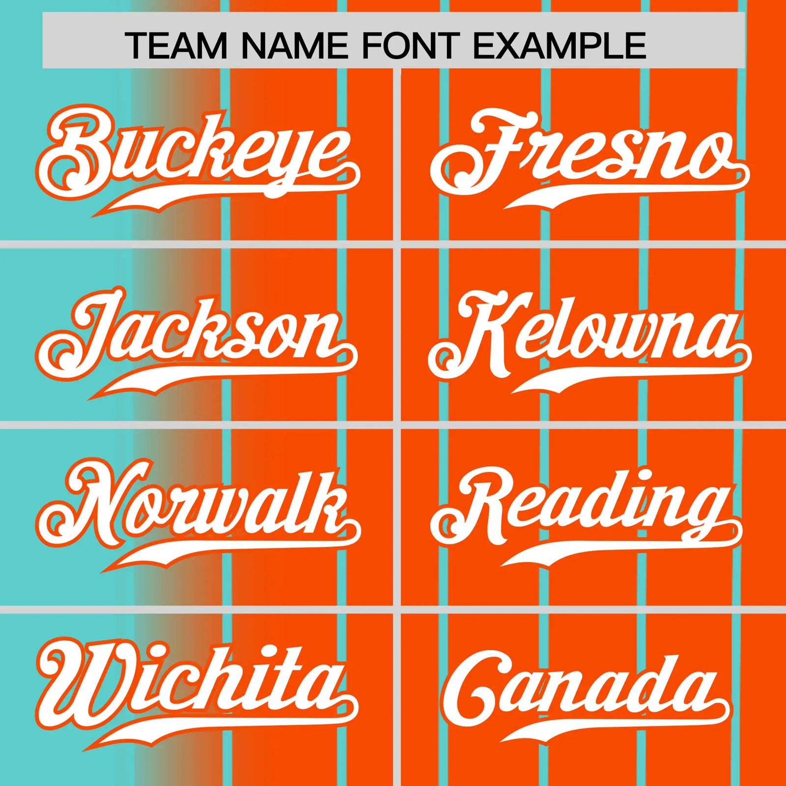 Custom Light-Blue Orange Pinstripe White Authentic Baseball Jersey