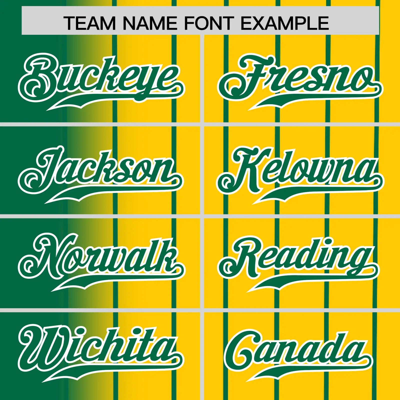 Custom Green Yellow Pinstripe Green Authentic Baseball Jersey