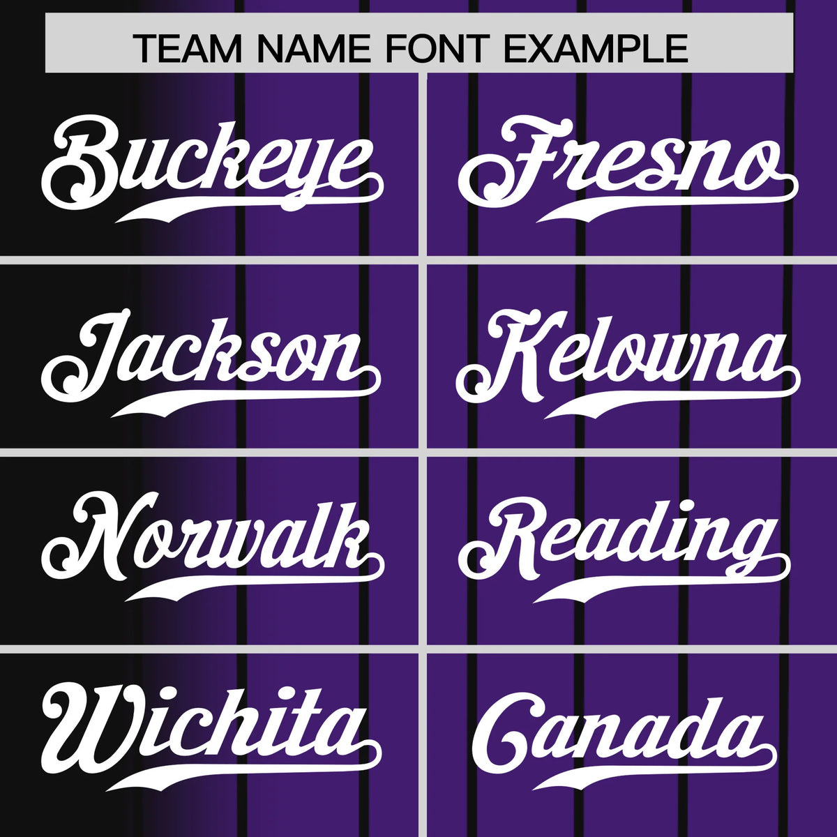 Custom Black Purple Pinstripe White Authentic Baseball Jersey